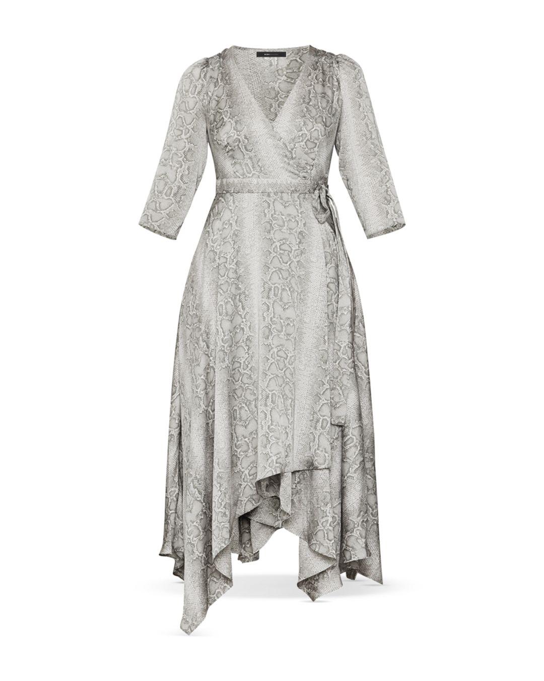 Bcbg python print wrap dress Clearance