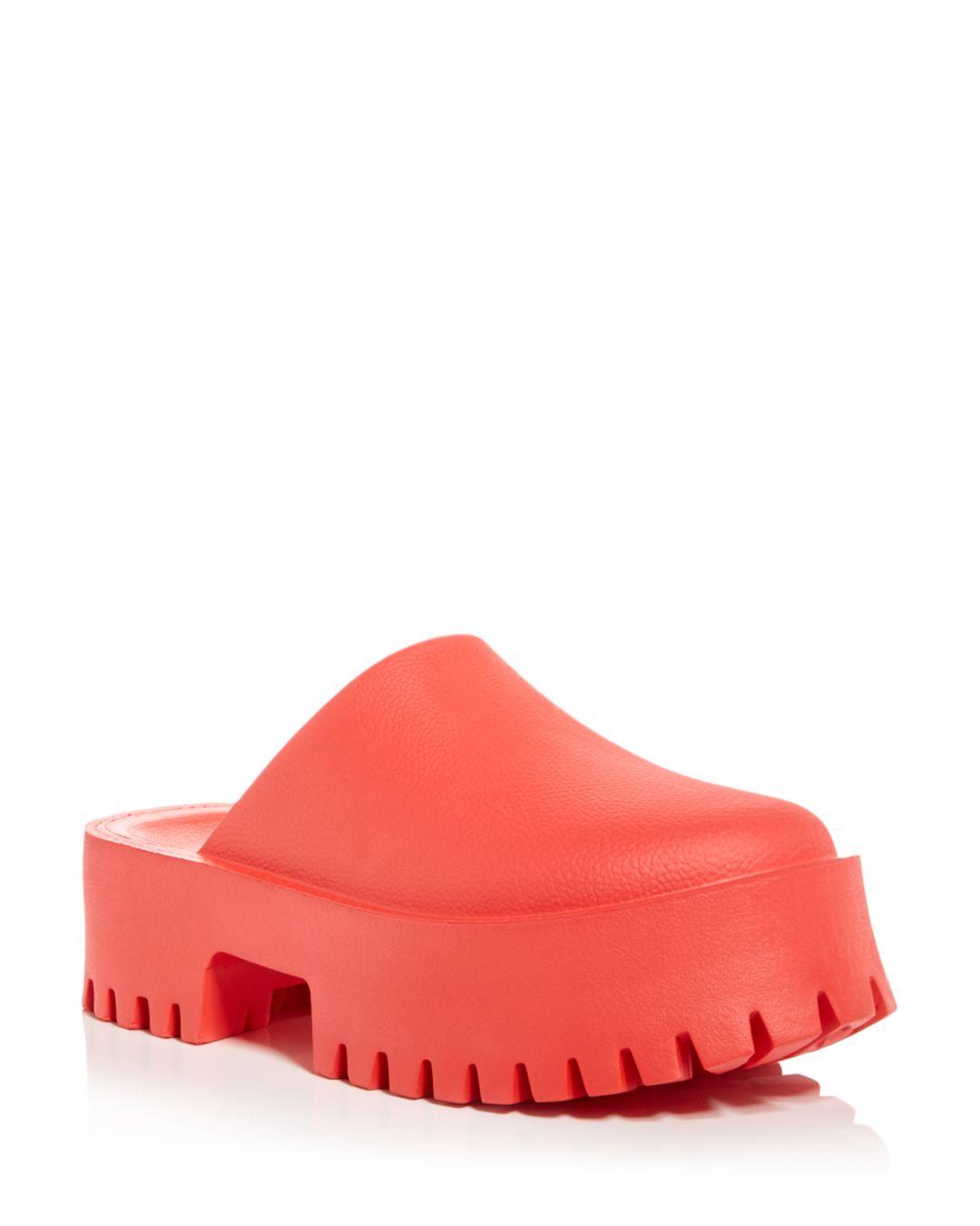 Jeffrey Campbell Clogge Platform Clogs in Red | Lyst