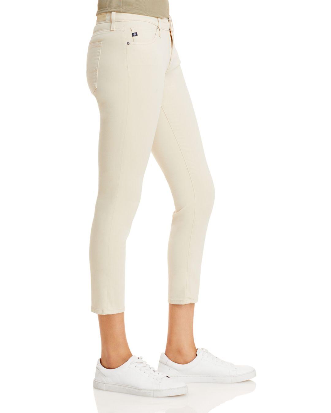 AG Jeans Denim Prima Mid Rise Cropped 