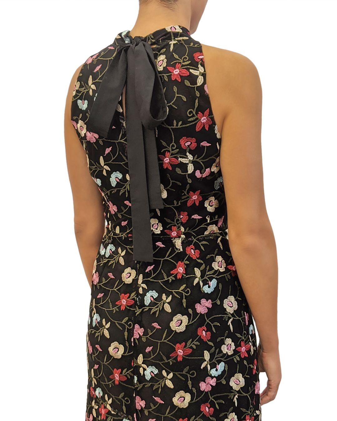 sam edelman embroidered mesh dress