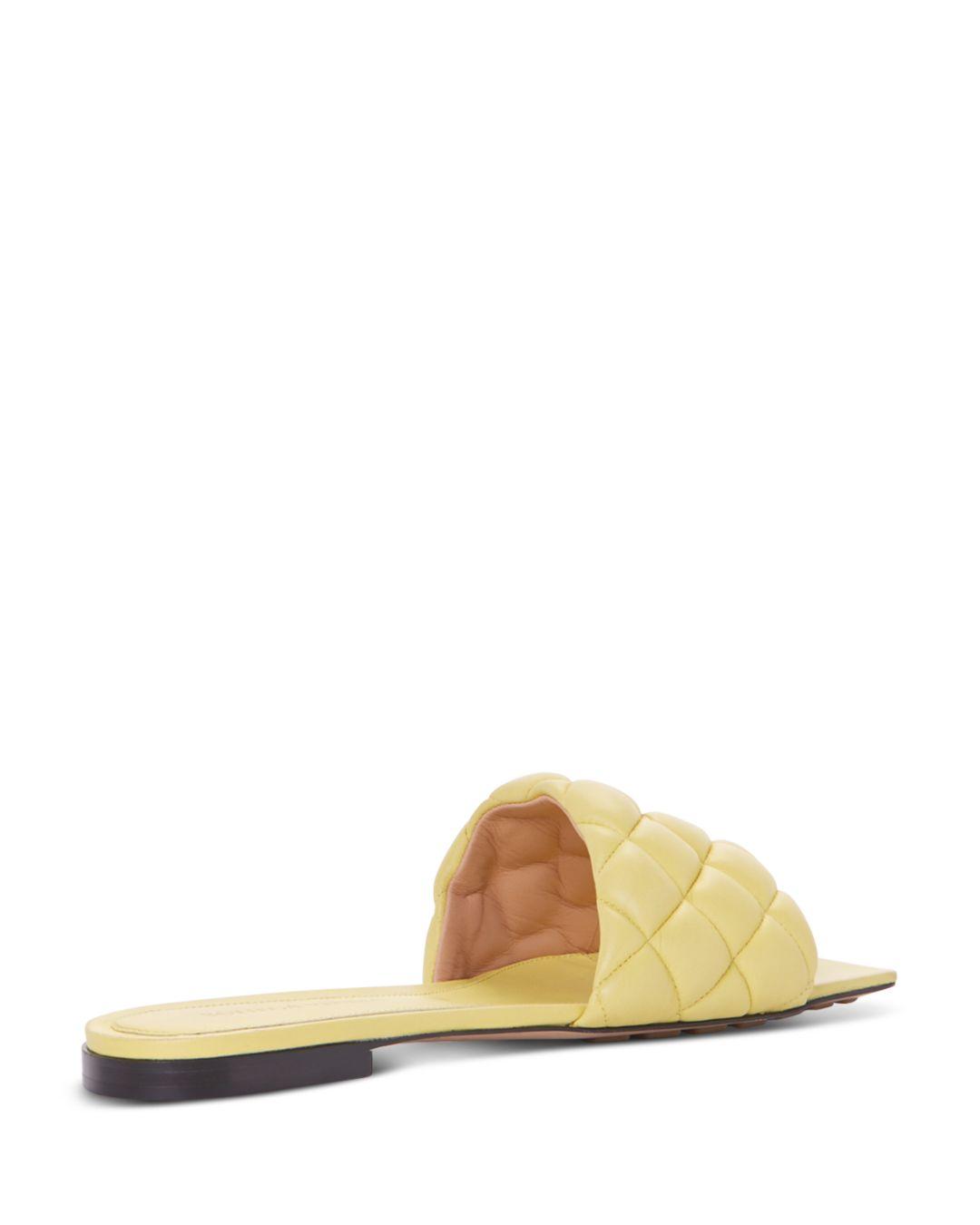 bottega quilted sandals