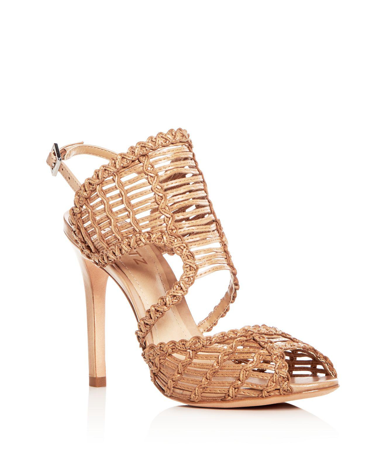 schutz embellished heel