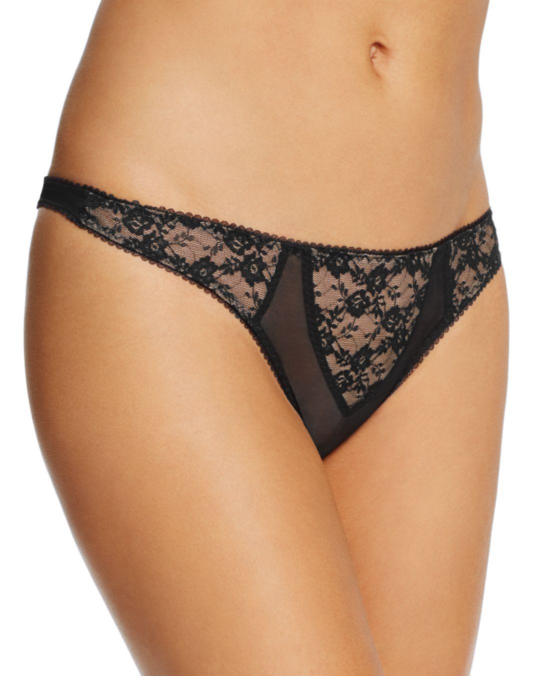 Dita Von Teese Ladies Sheer Witchery Lace Black Control Brief Size 18 D25954 New