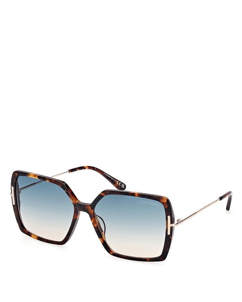 Tom Ford Butterfly Sunglasses, 59Mm in Metallic Lyst