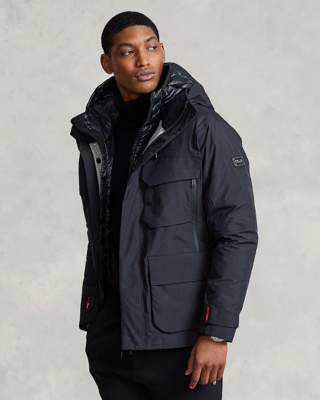 Polo Ralph Lauren Rlx 3 - In - 1 Water - Repellent Hooded Down Jacket With  Removable Liner in Black for Men | Lyst