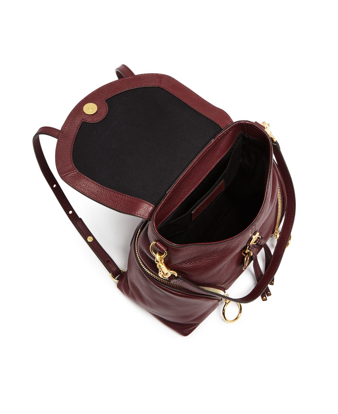 olga large leather backpack