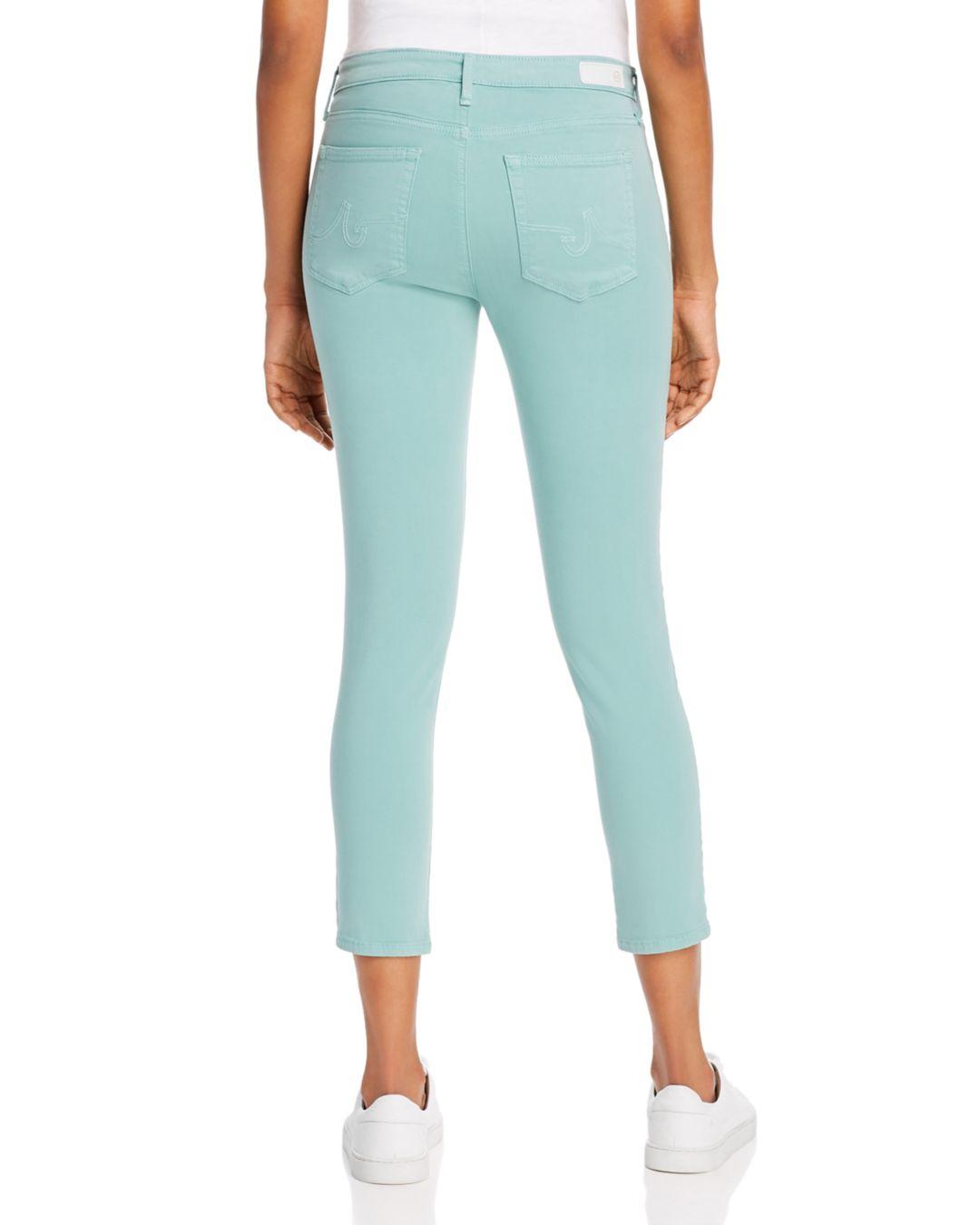 ag mid rise skinny jeans