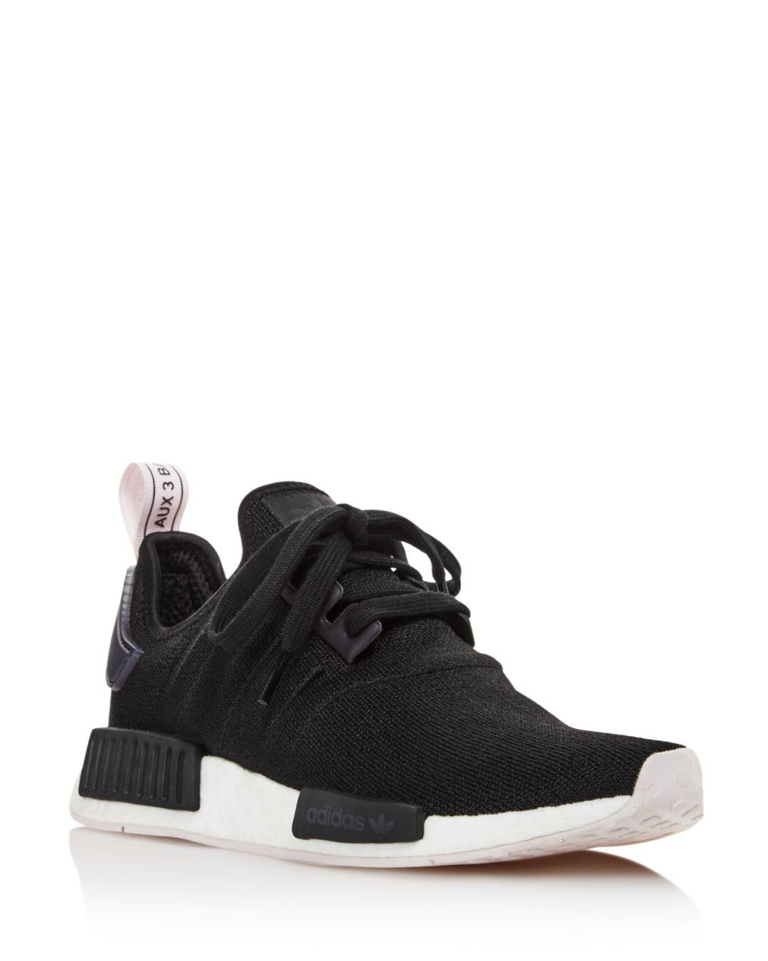 Women's Nmd R1 Knit Lace Up Sneakers in - Lyst