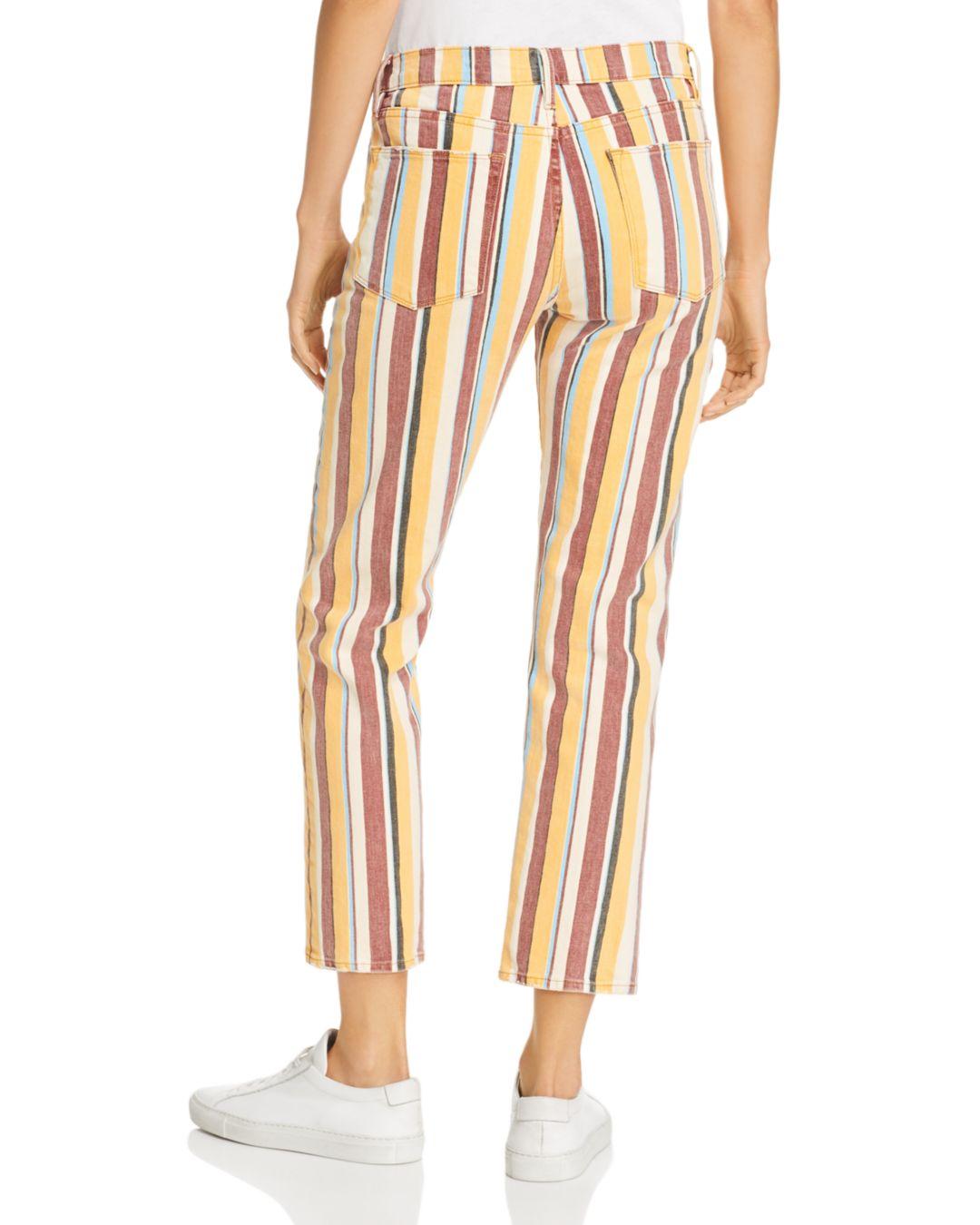 FRAME Denim Le High Straight Painterly 