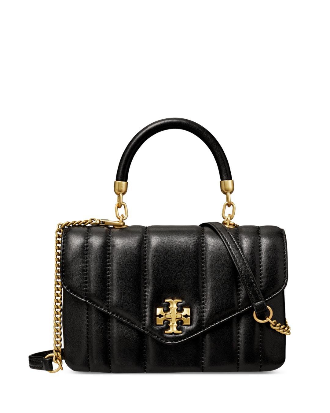 Tory Burch Mini Kira Top Handle Bag in Black Lyst