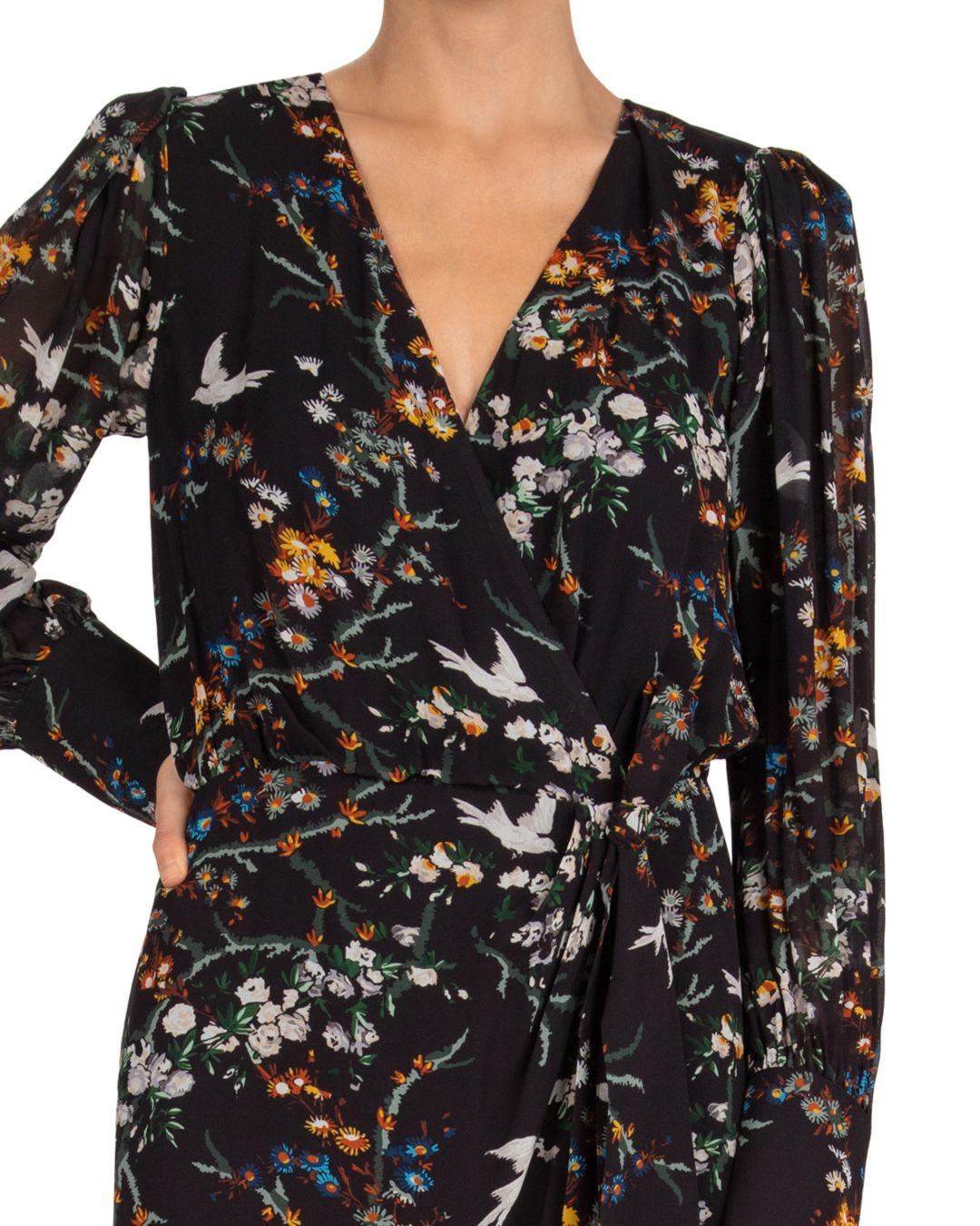 avian print dress by the kooples