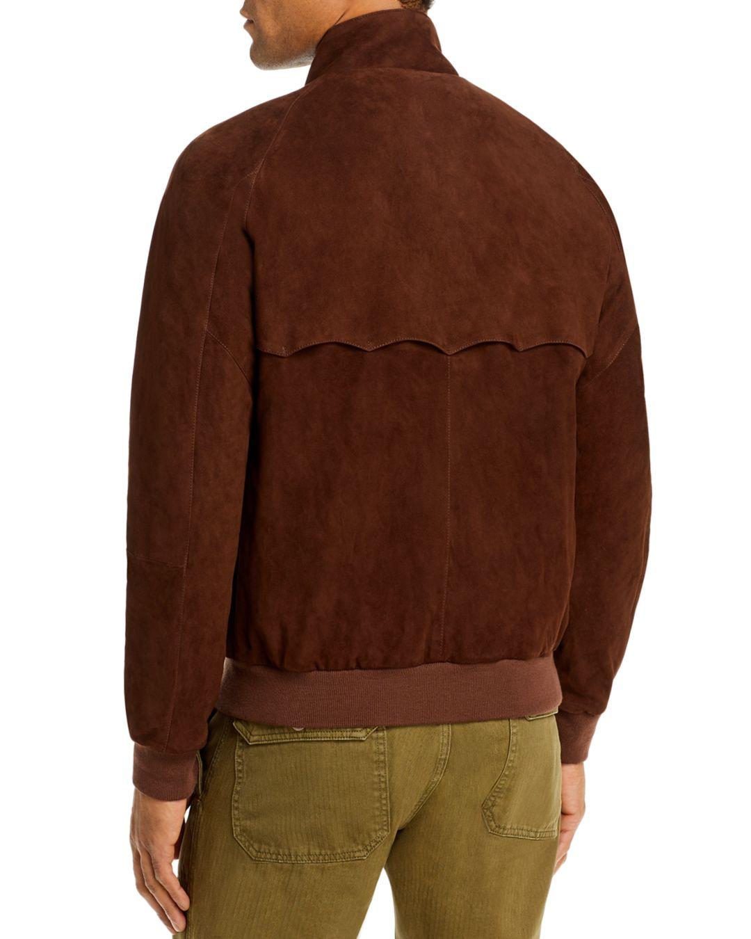 baracuta suede jacket