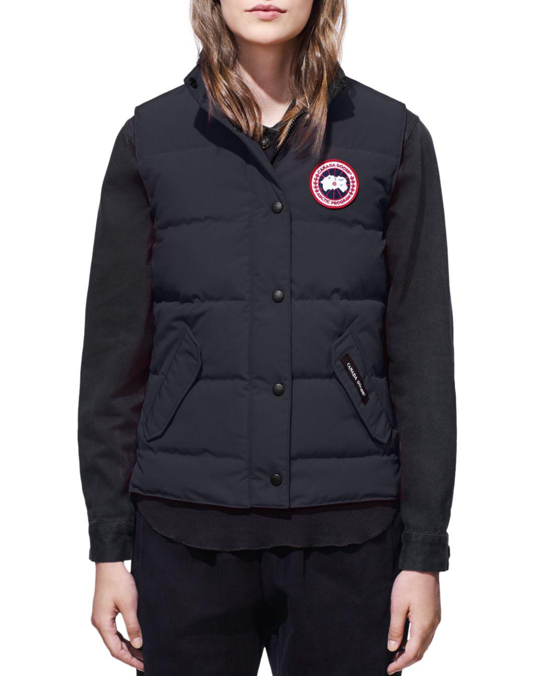 Canada Goose Synthetic Freestyle Puffer Vest in Navy (Blue) - Lyst