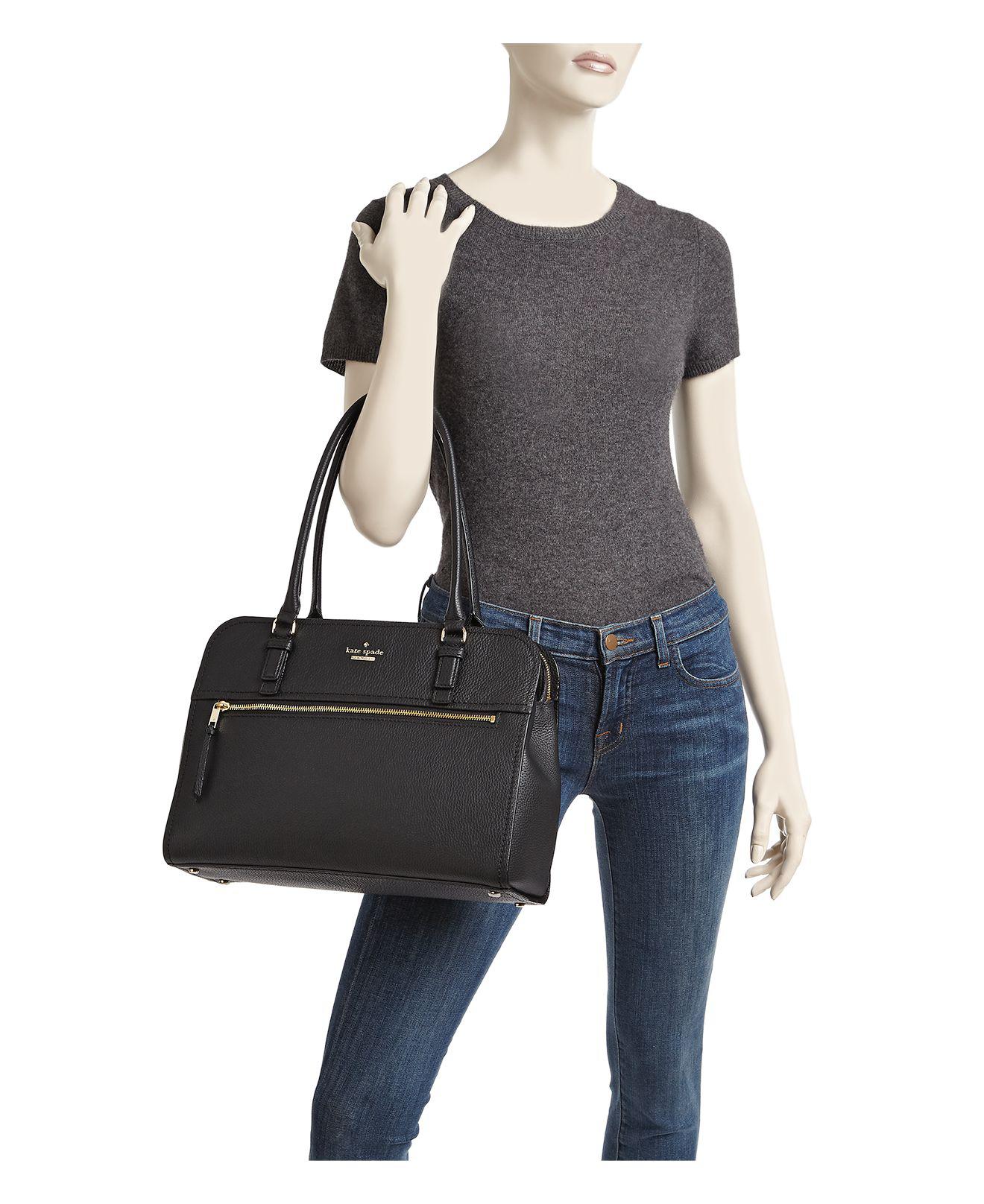 kate spade jackson street kiernan leather laptop tote