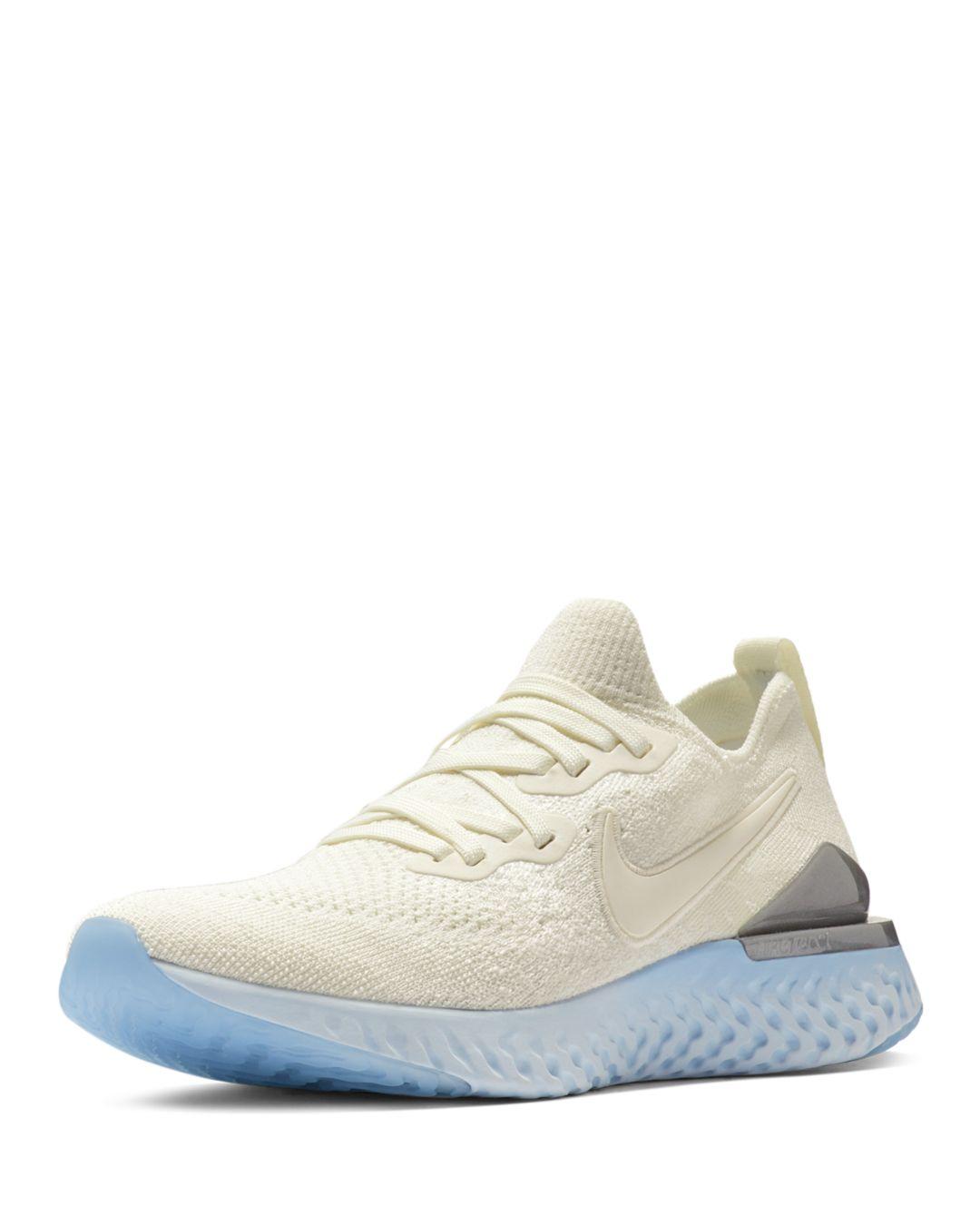 nike epic react flyknit 2 sail aluminum