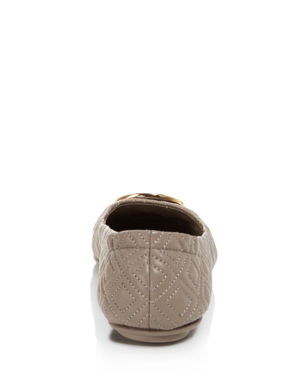quilted minnie flat tory burch