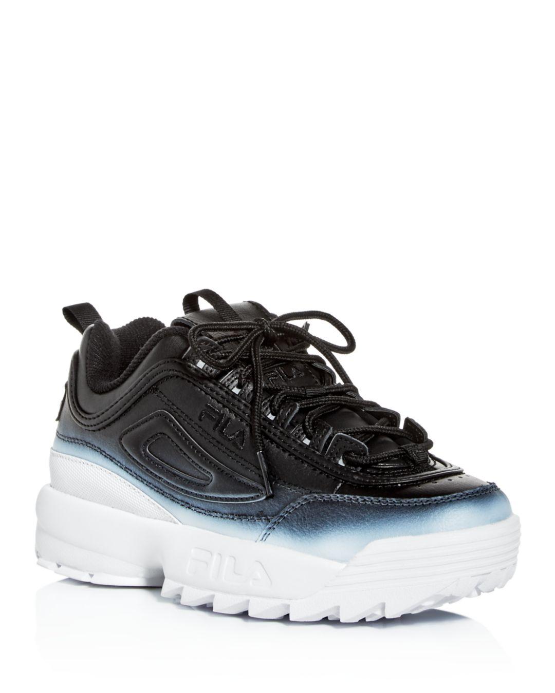 fila disruptor ii women's black