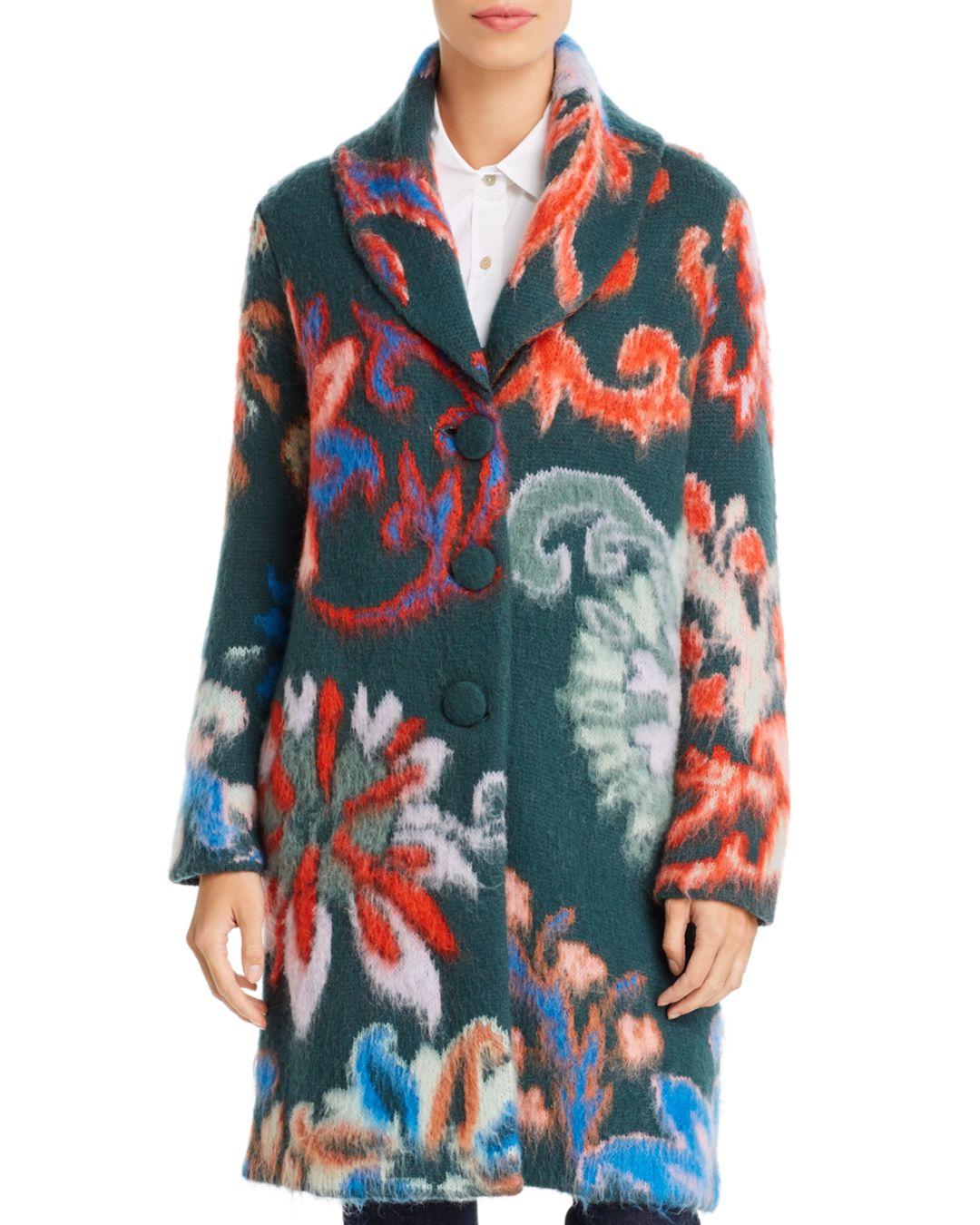 tory burch floral cardigan