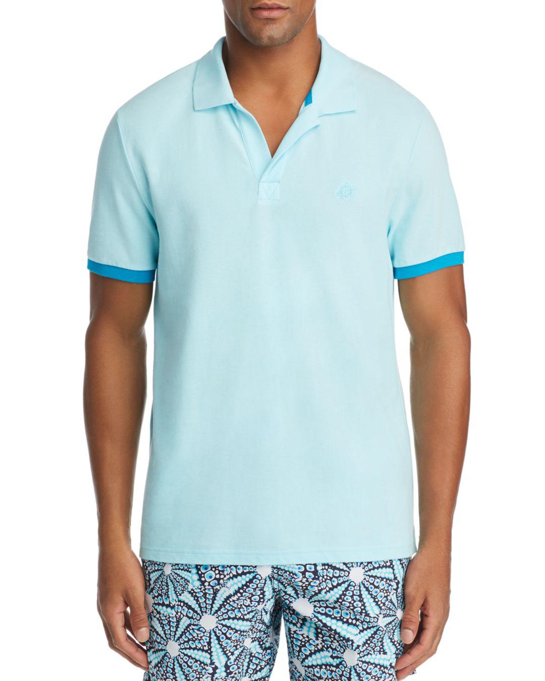 Download Lyst - Vilebrequin Pique Polo Shirt in Blue for Men