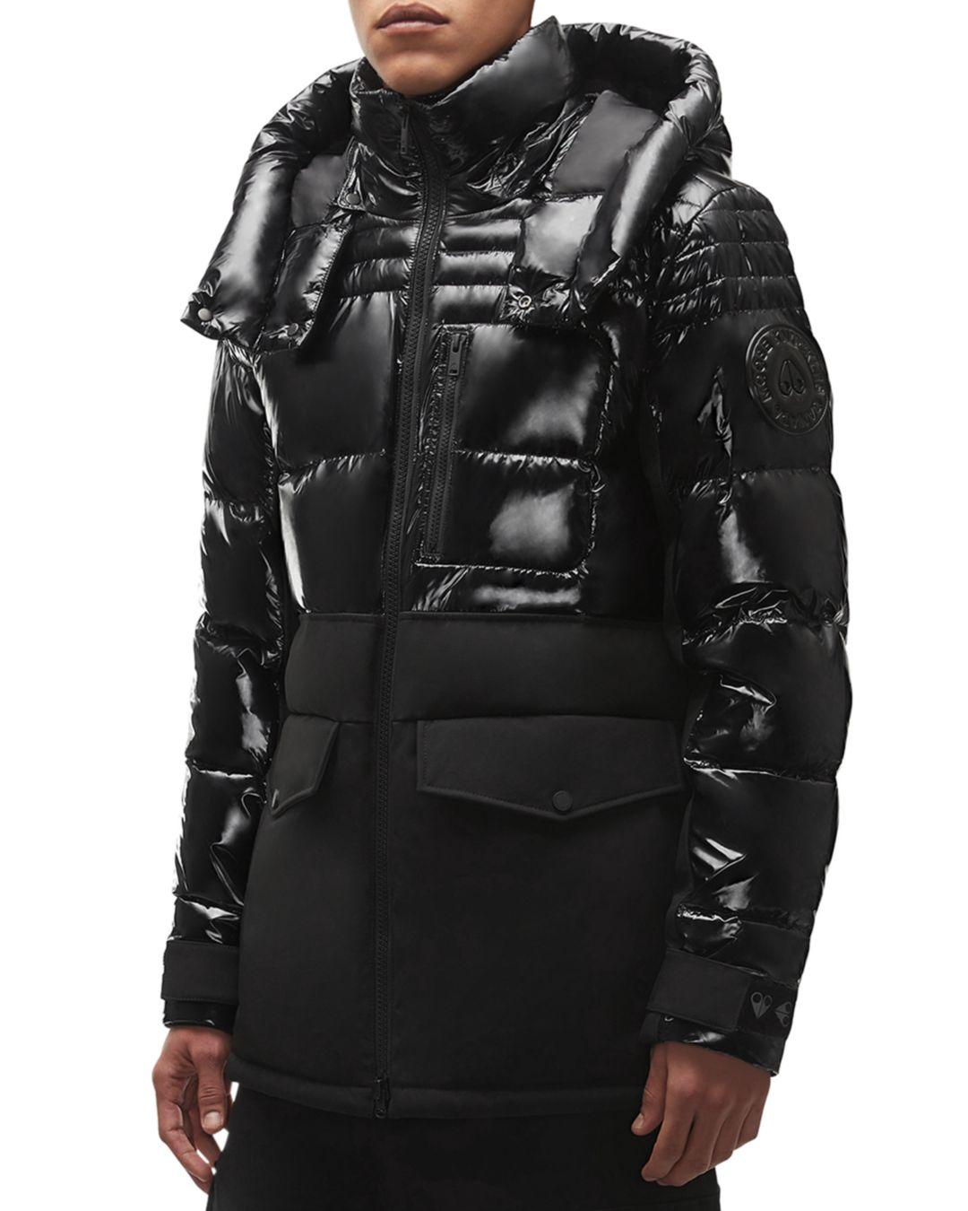 Moose Knuckles Dugald Slim Fit Down Jacket in Black for Men Lyst
