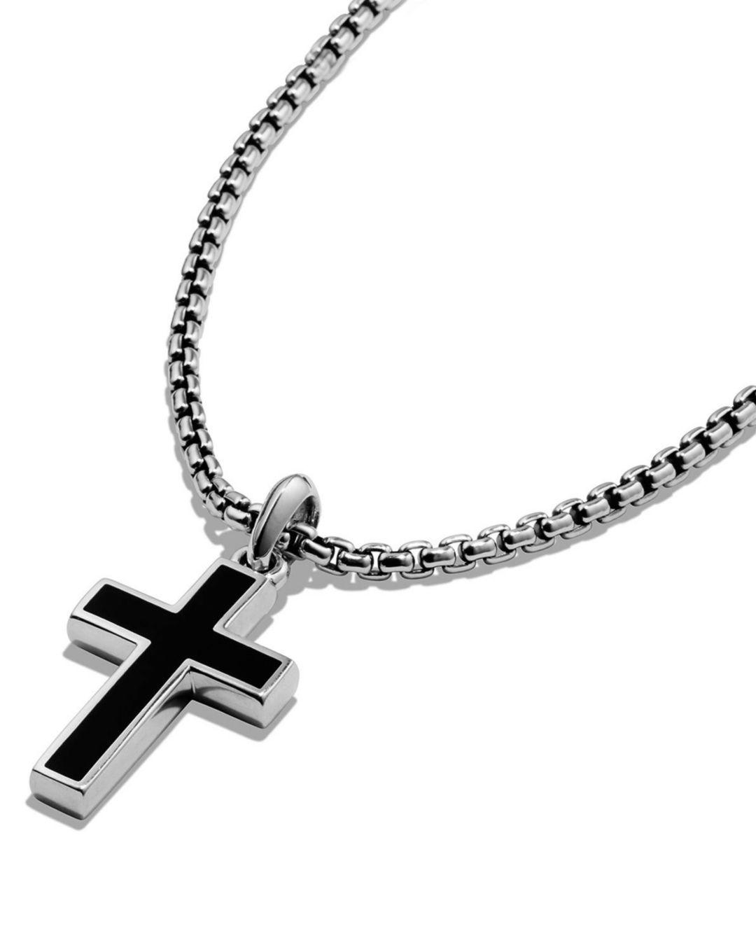 David Yurman Exotic Stone Cross With 