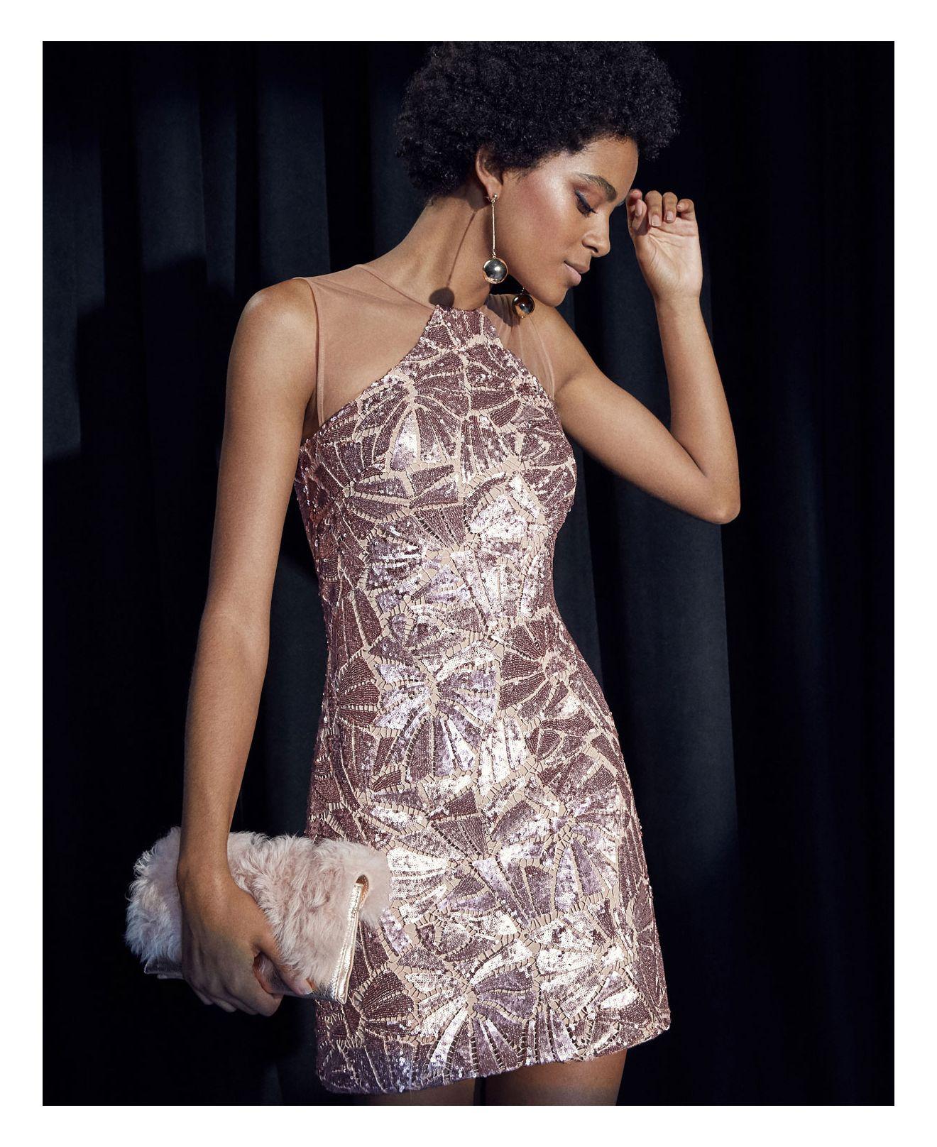 dress the population sequin dress