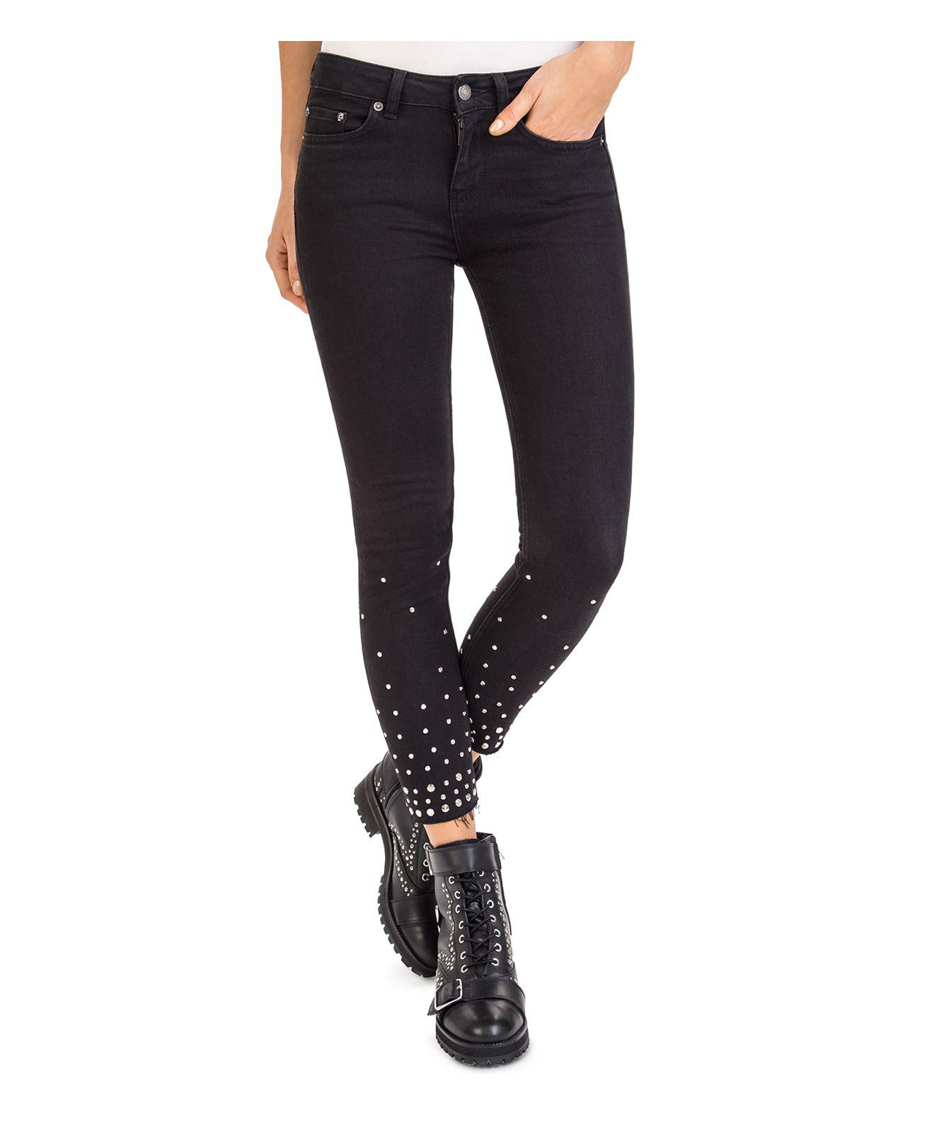 The Kooples Denim Jimmy Studded Skinny 