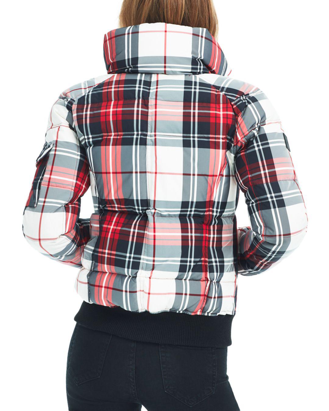 sam plaid freestyle bomber
