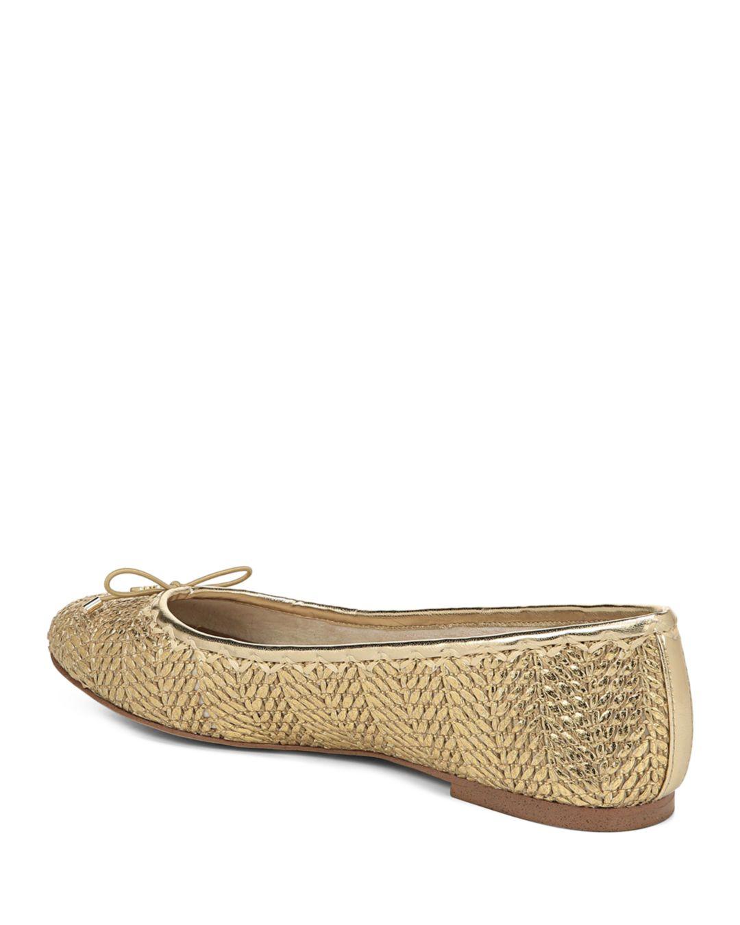 sam edelman falcon raffia ballet flats