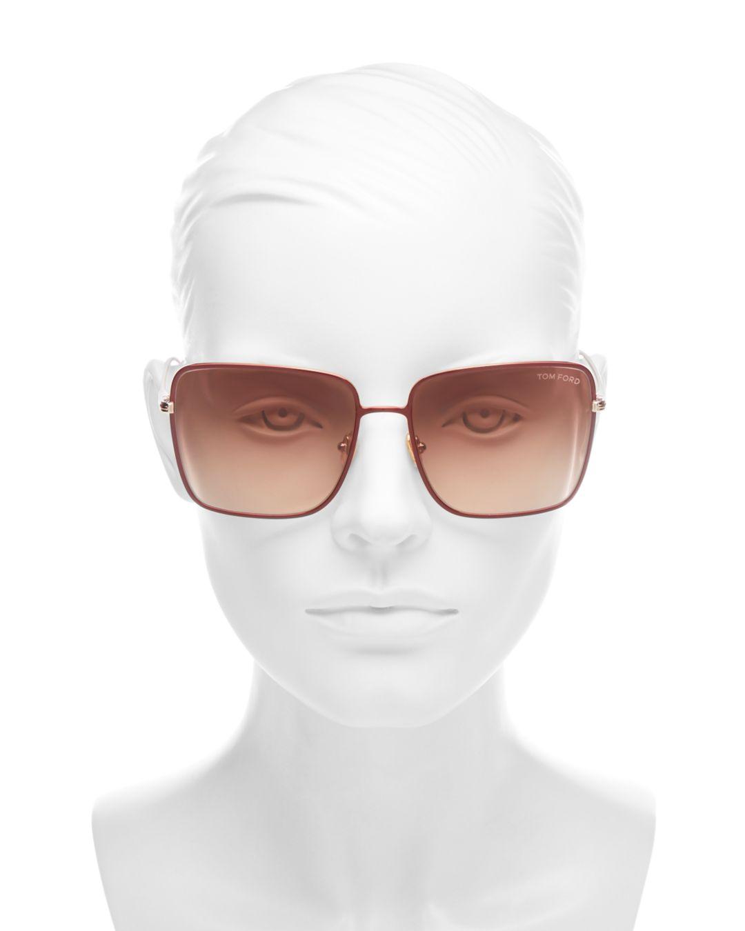 tom ford heather square sunglasses