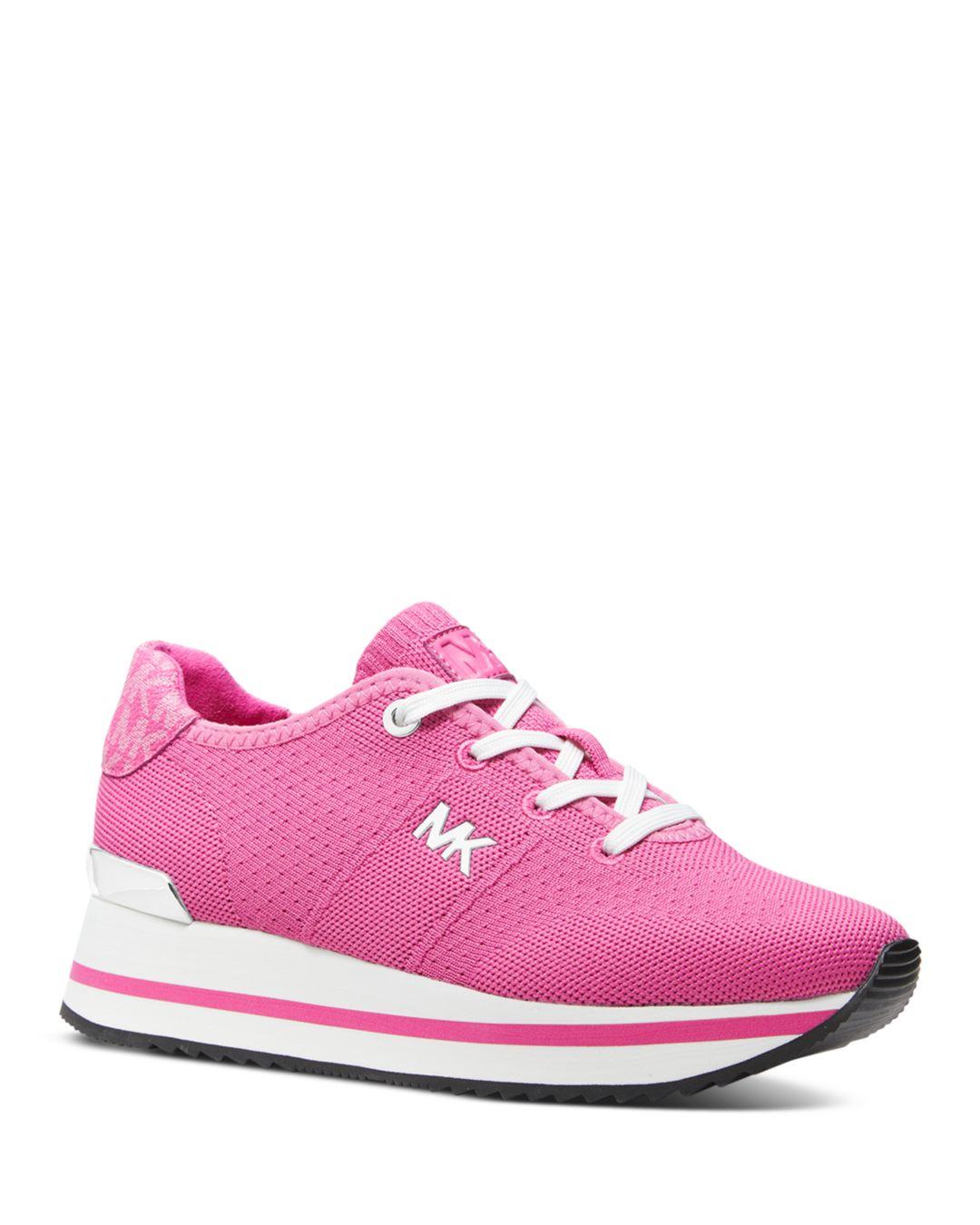 michael kors soft pink sneakers