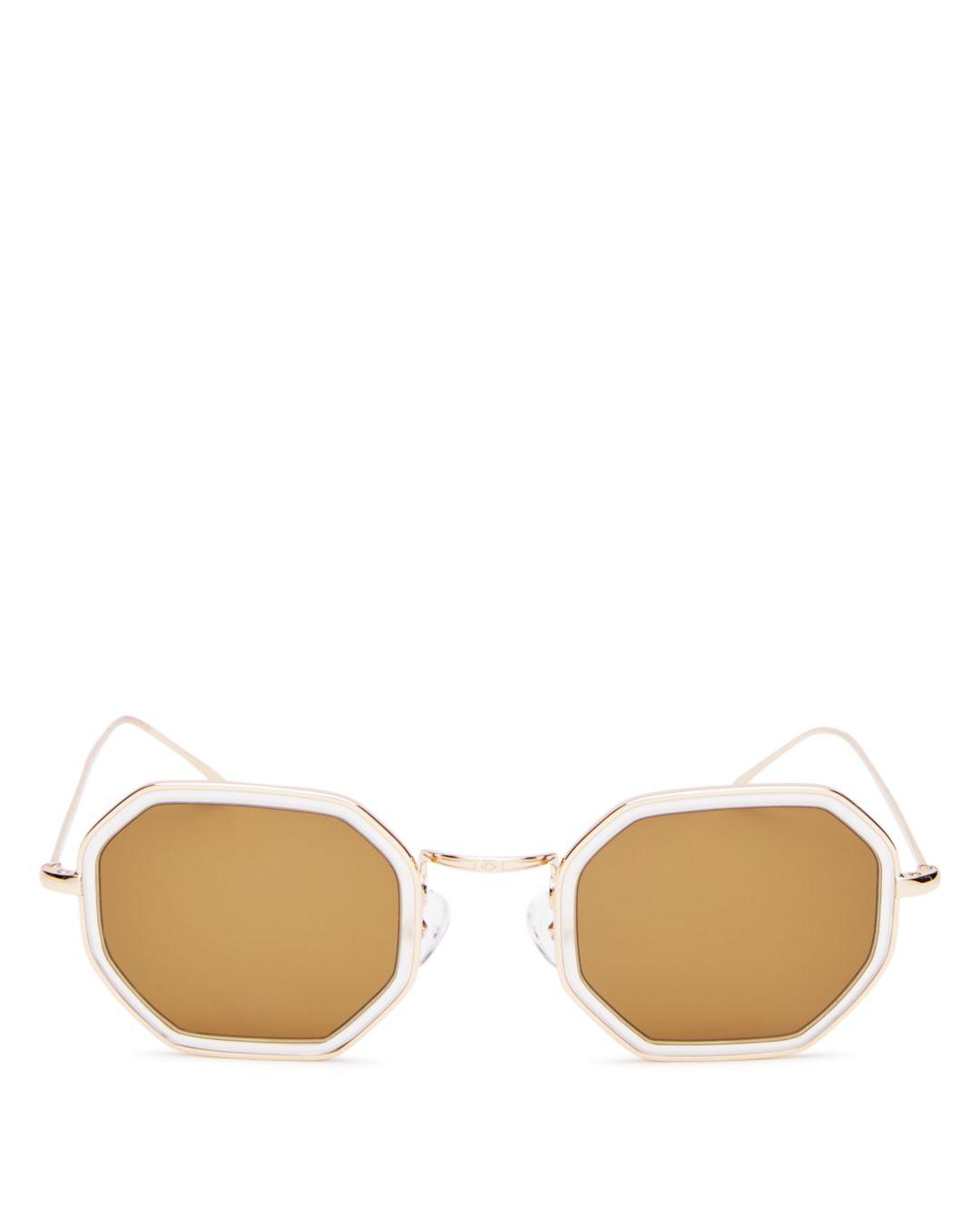 Illesteva Unisex Dylan Tate Octagonal Sunglasses | Lyst