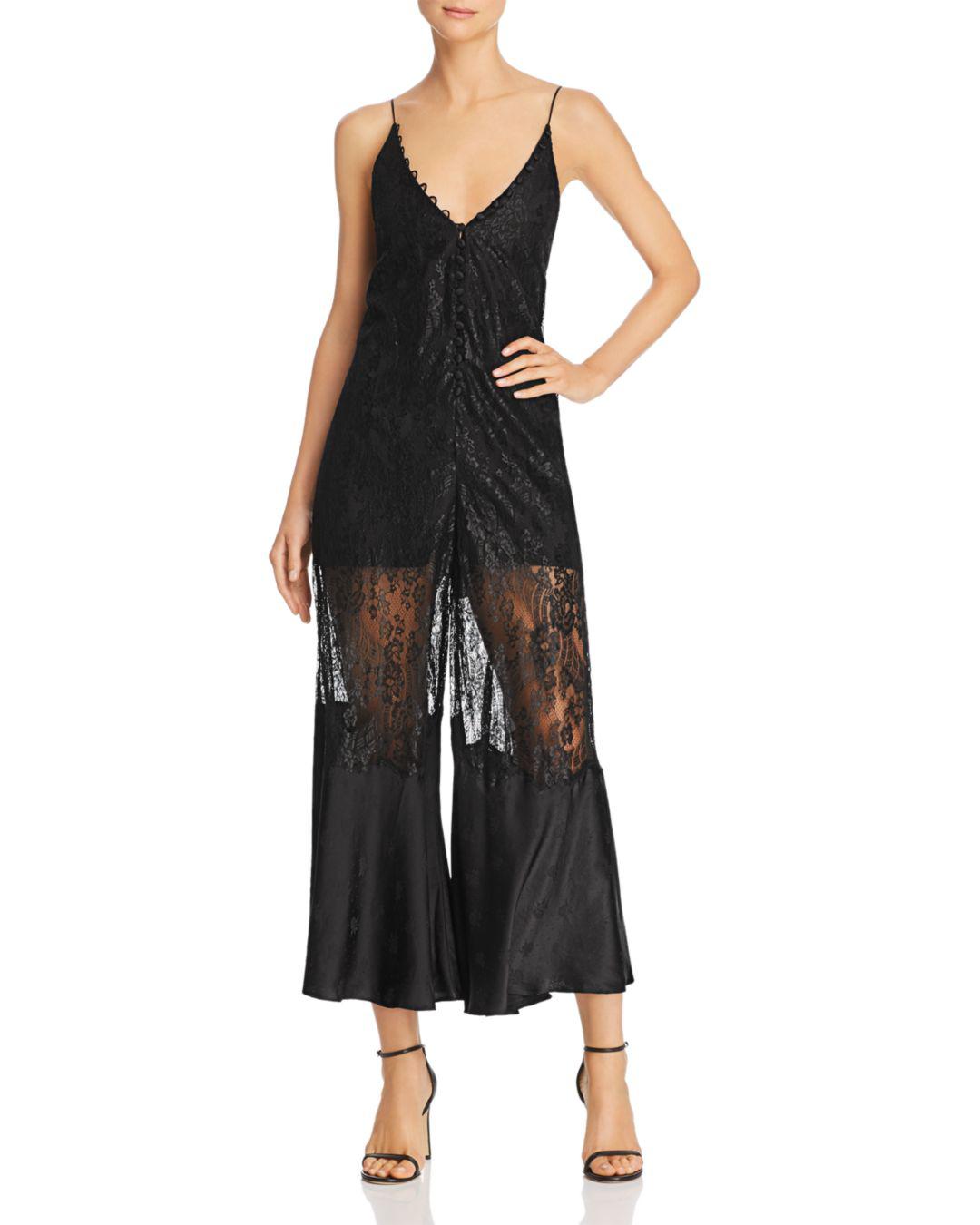 Alice McCALL Give It Up Lace Jumpsuit in Black - Lyst