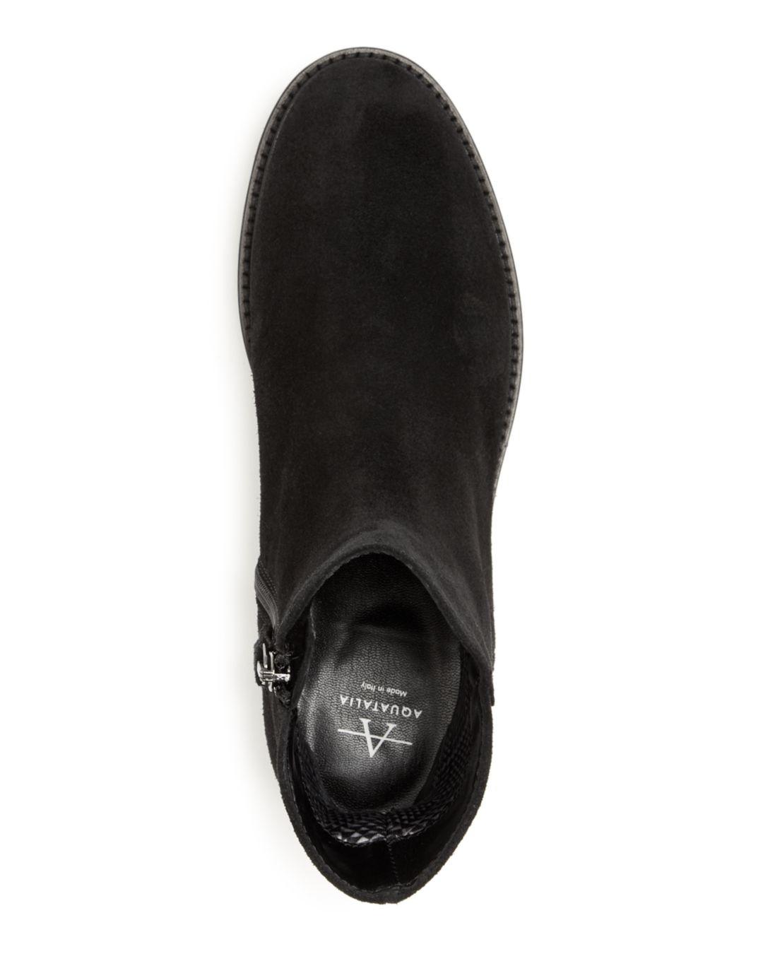 aquatalia madelyn suede ankle boots