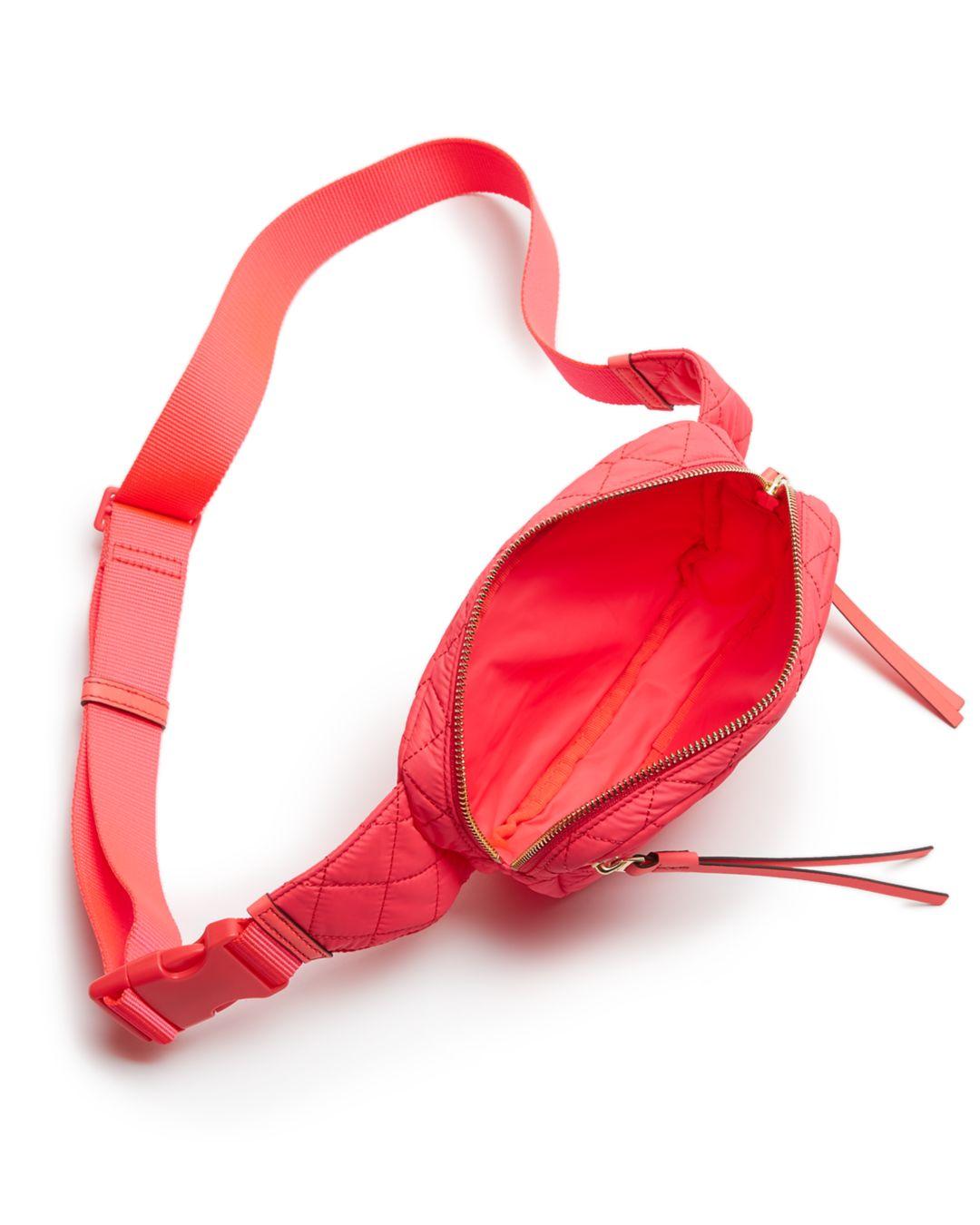 tory burch perry quilted nylon belt bag