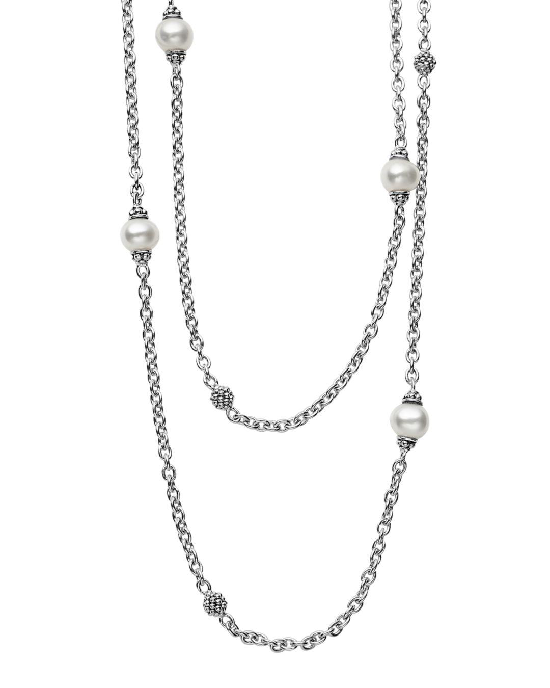 Lagos Sterling Silver Luna Cultured 