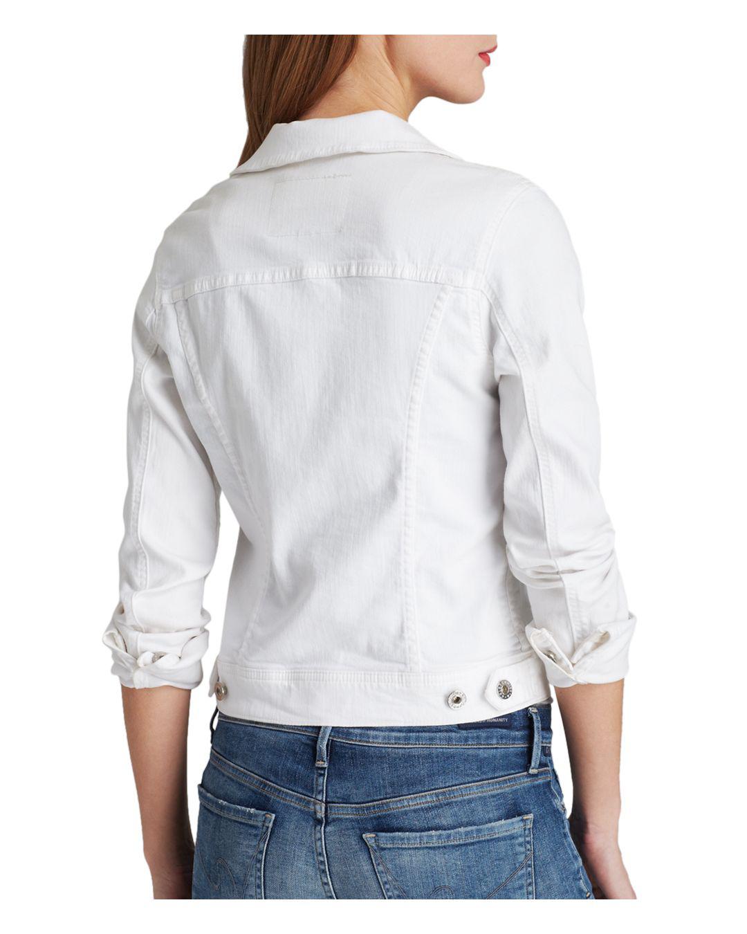 ag white jean jacket