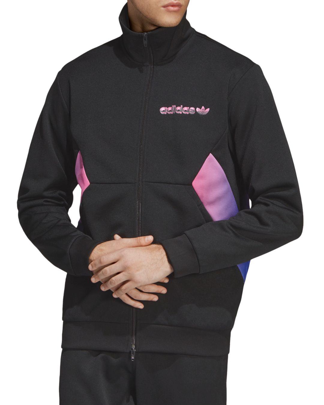 adidas degrade track jacket