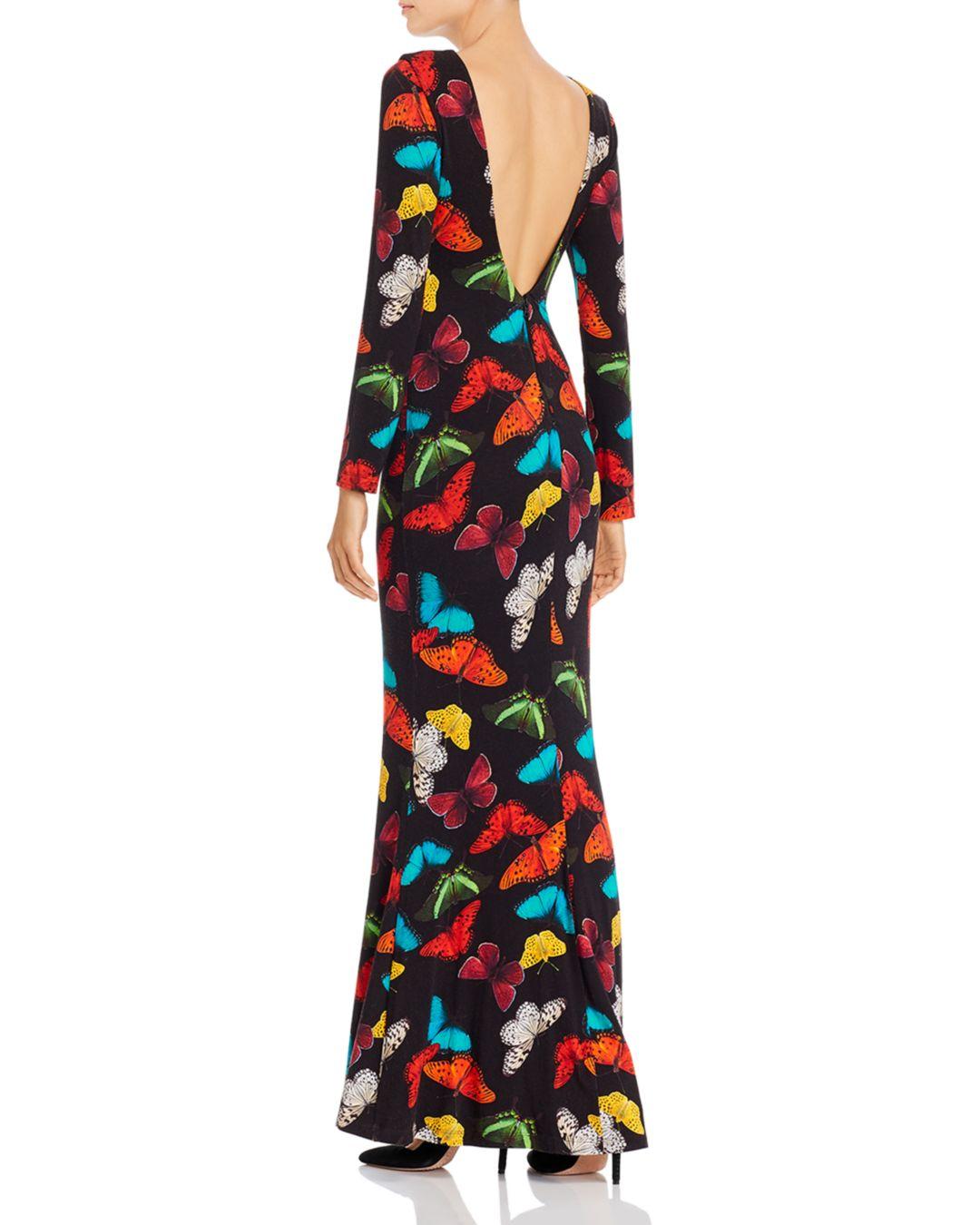 alice olivia butterfly dress