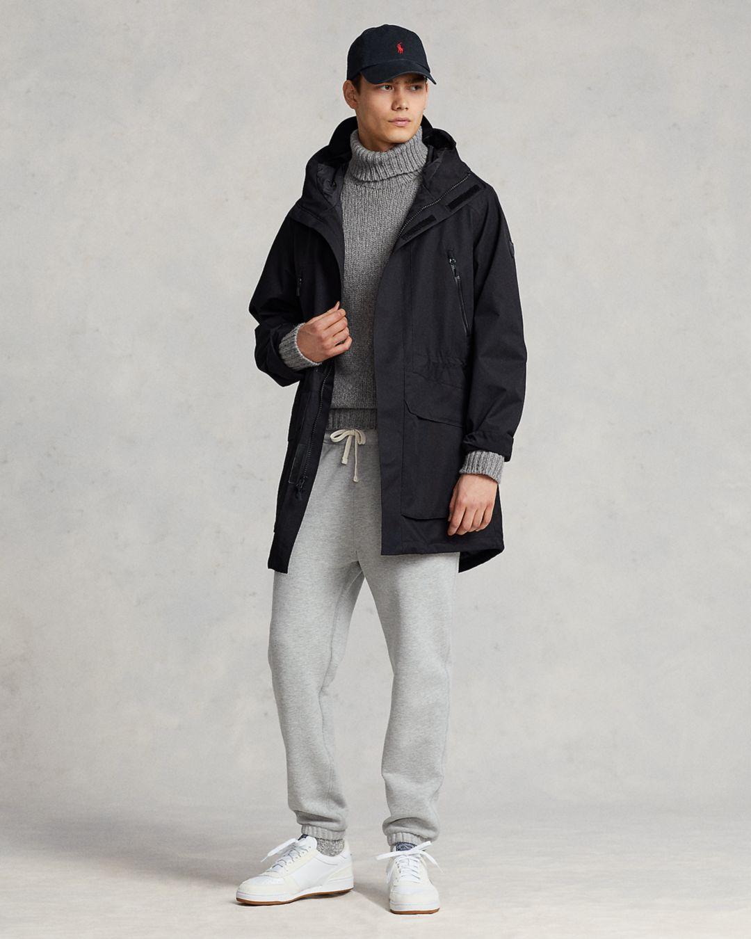 Polo Ralph Lauren Water Resistant Hooded Walking Coat in Black for Men |  Lyst