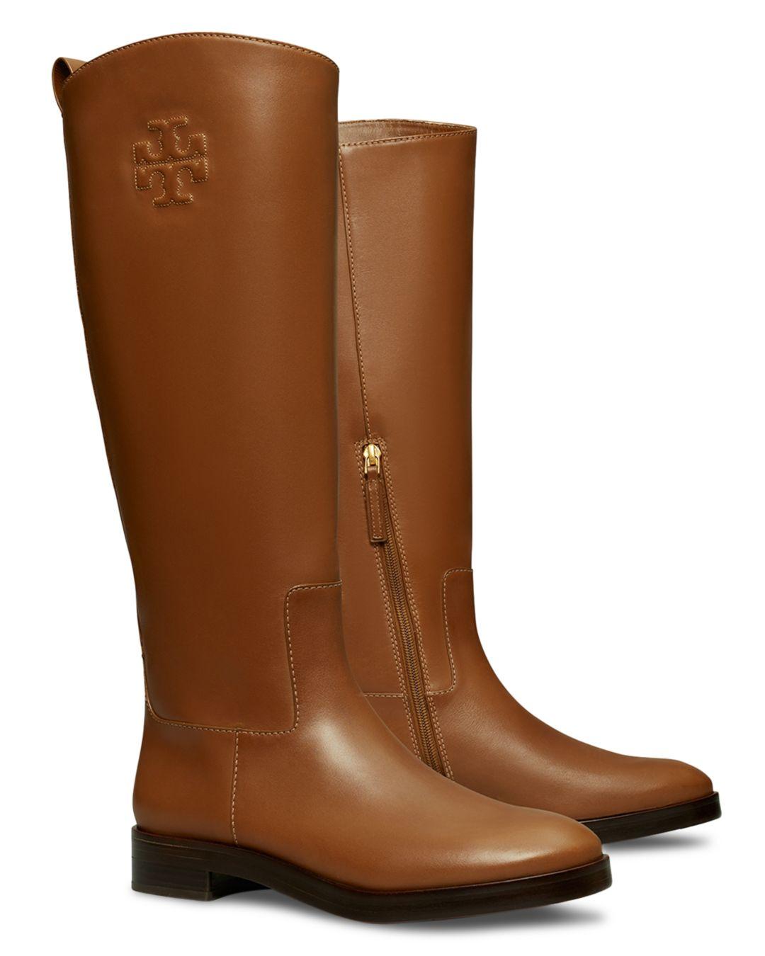 Tory Burch The Riding Boots in Brown Lyst