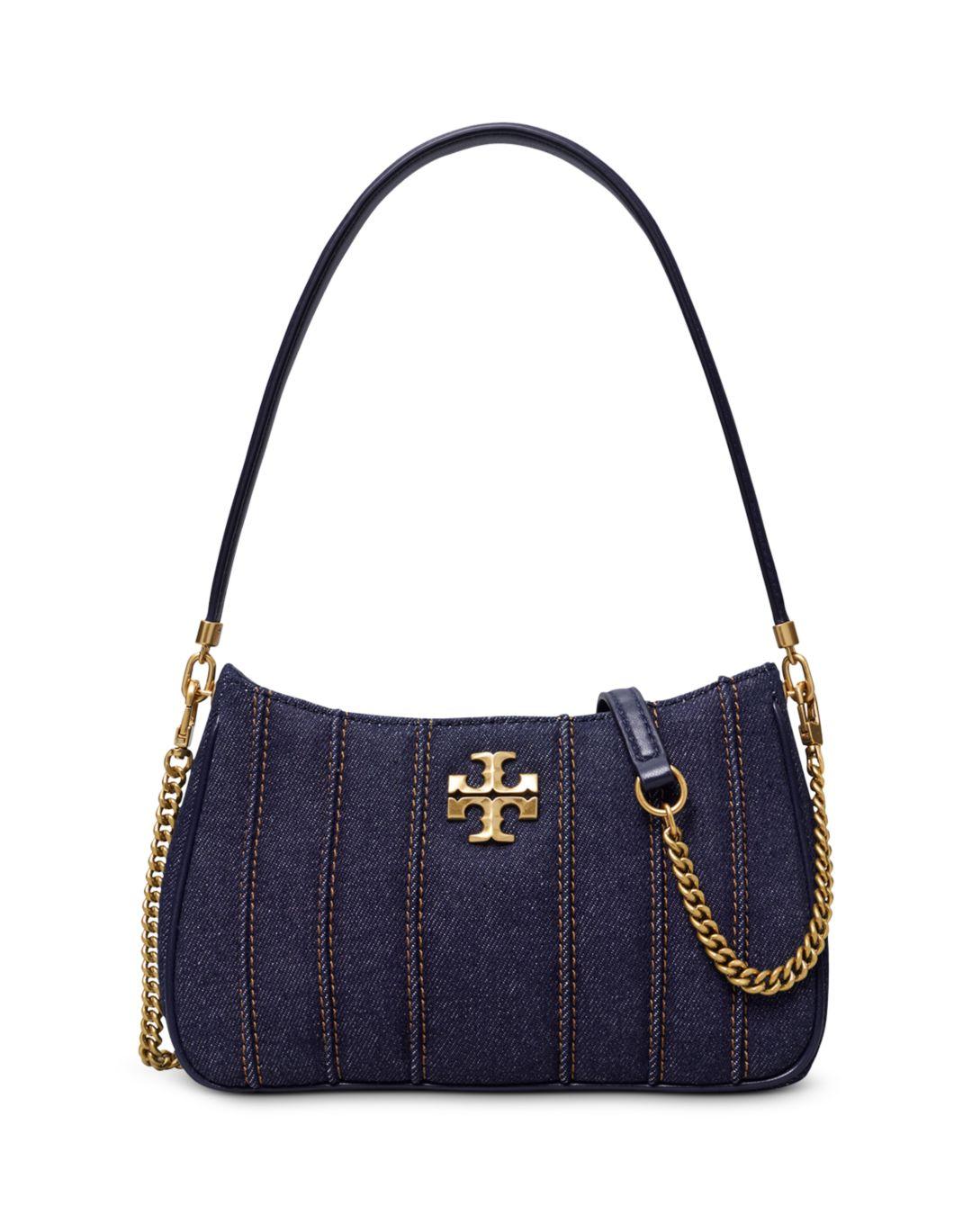 Tory Burch Kira Denim Mini Crossbody Bag in Blue Lyst