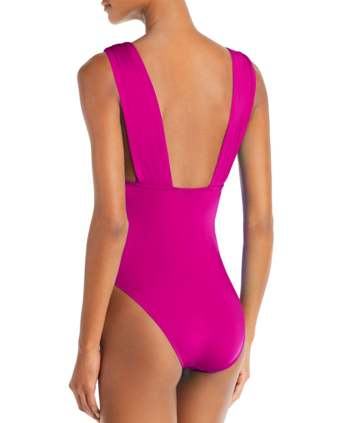 trina turk wrap front one piece