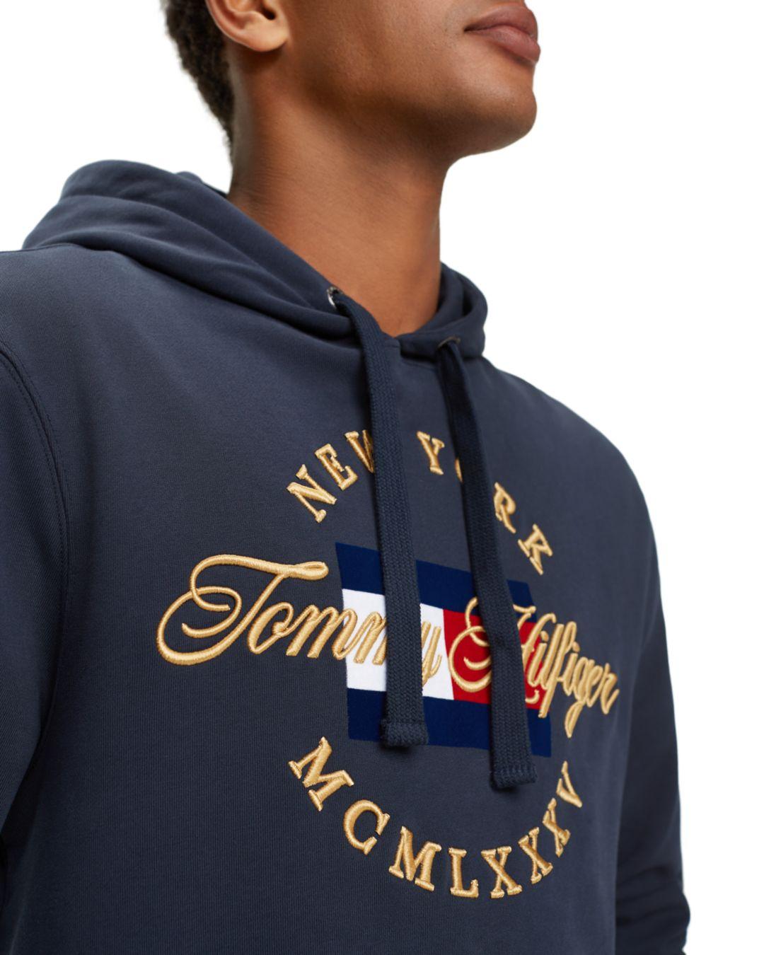 tommy hilfiger embroidered hoodie
