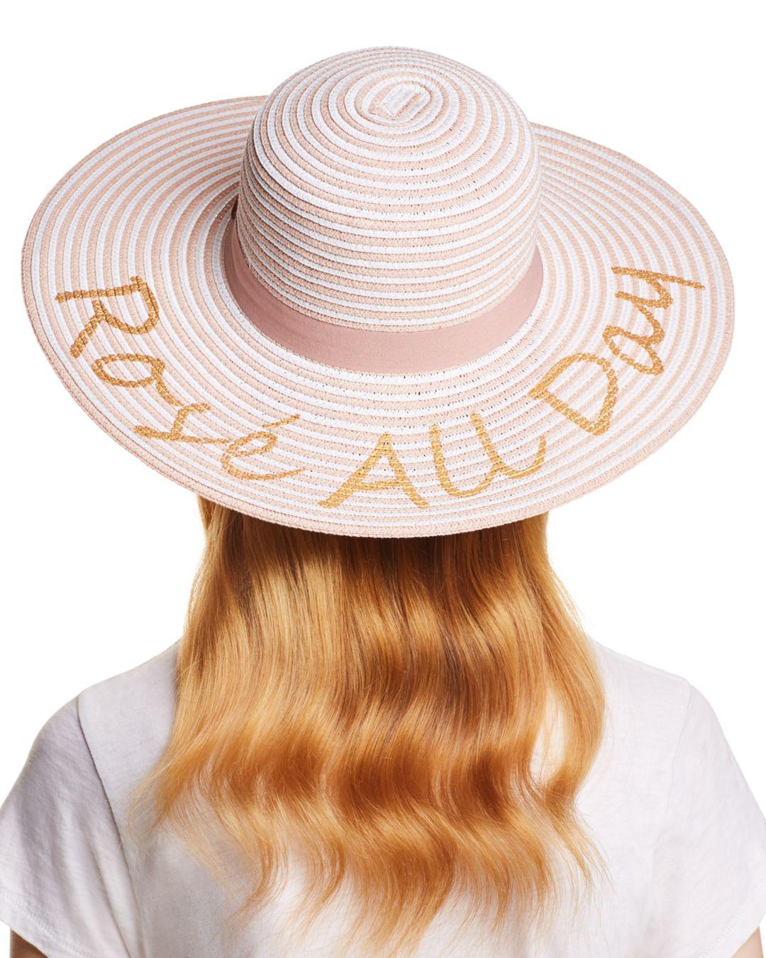 Rose all day floppy hat Clearance