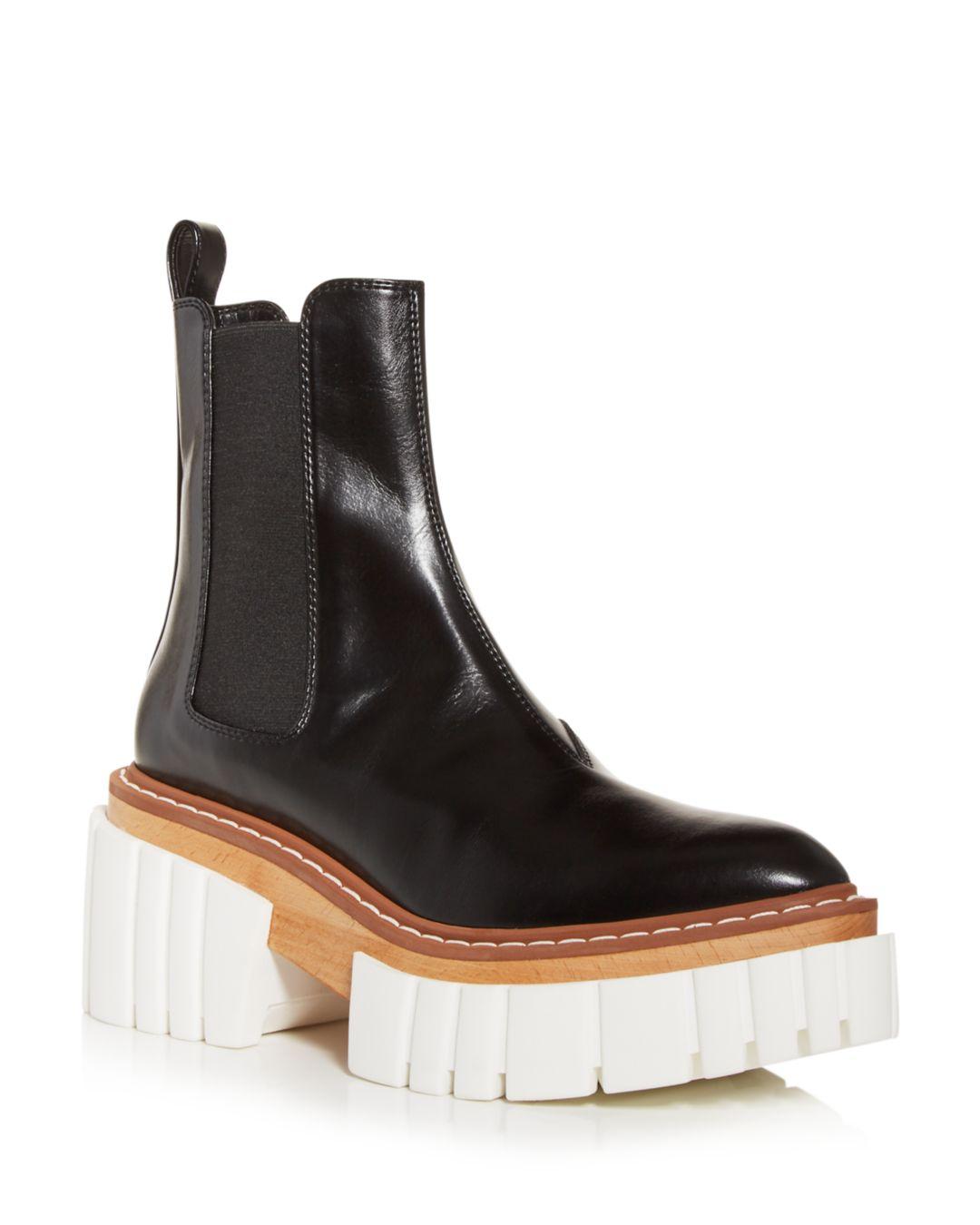 clarisa platform chelsea boot
