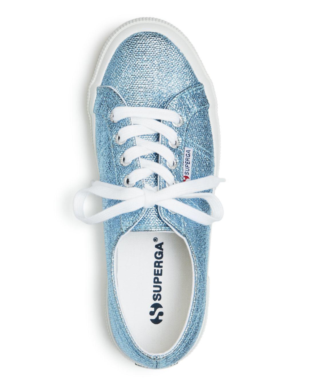 superga metallic linen