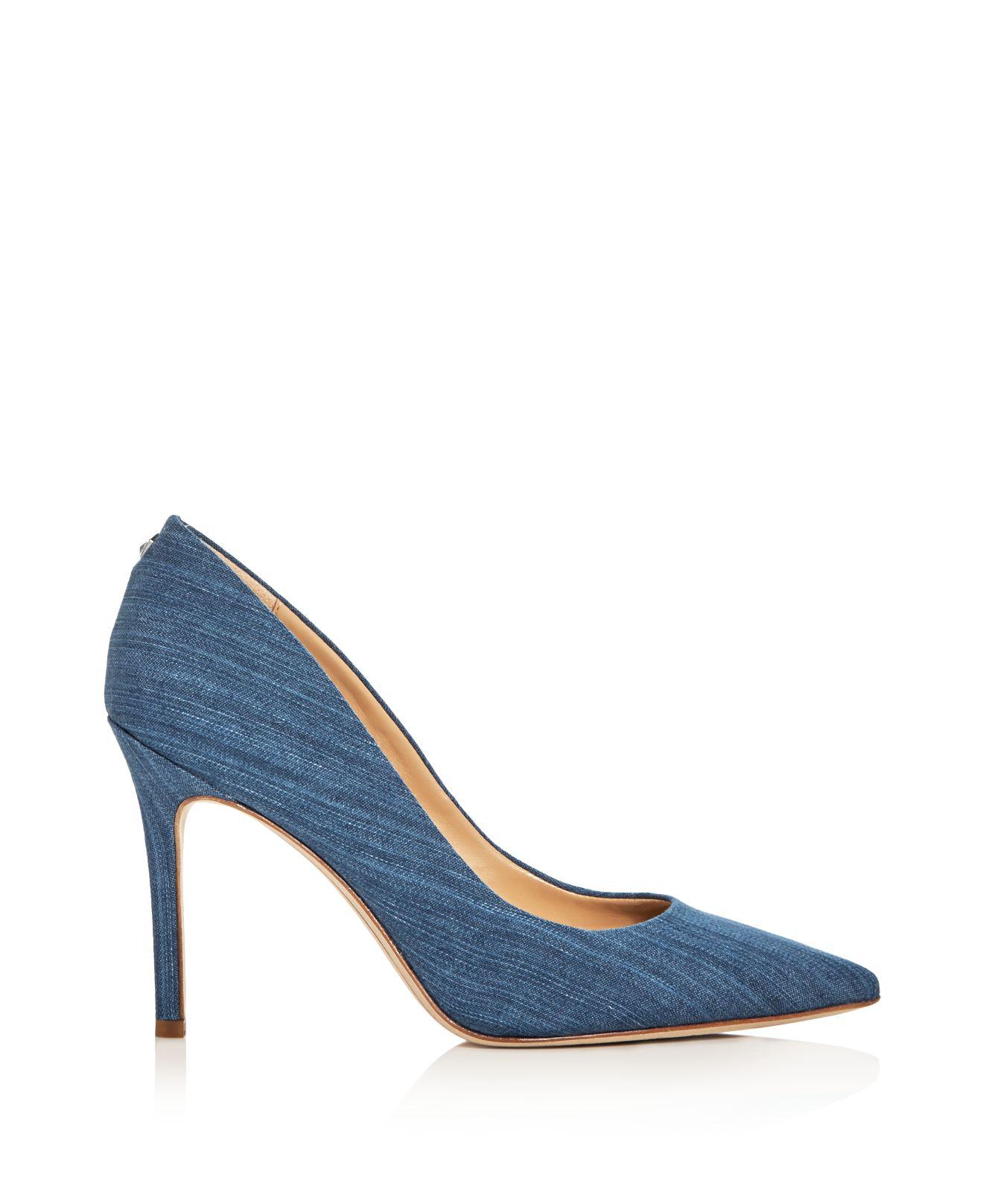sam edelman light blue heels