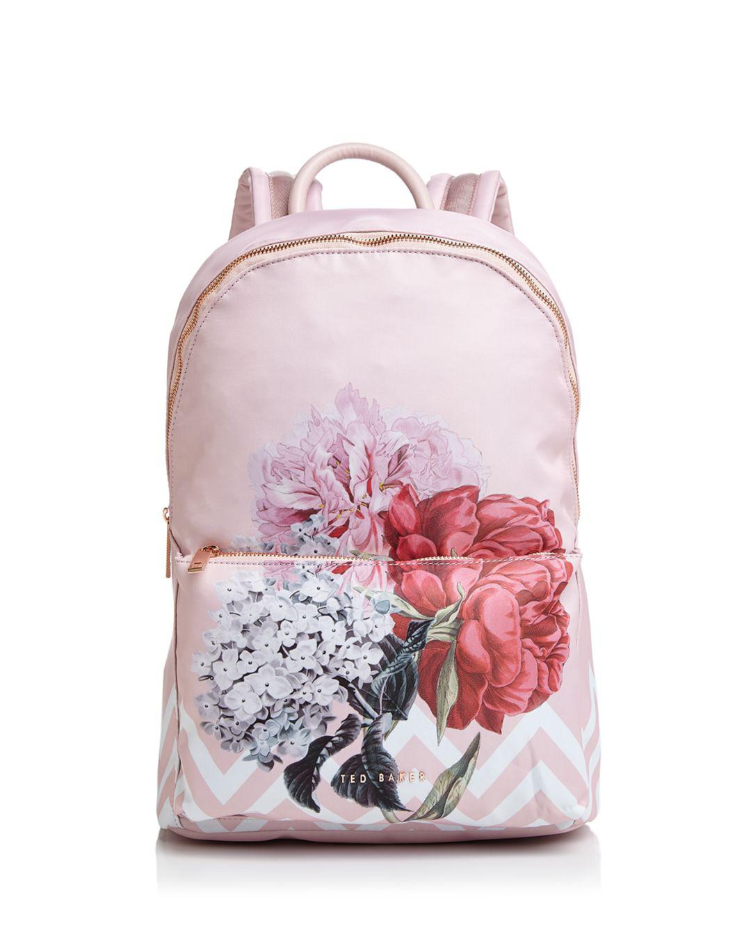 ted baker floral backpack