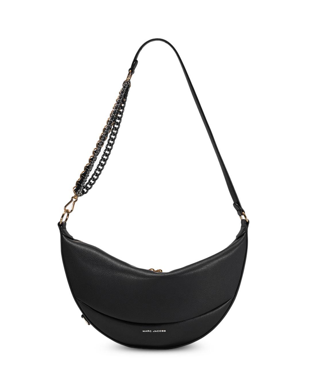 Marc Jacobs The Eclipse Leather Hobo Bag in Black Lyst